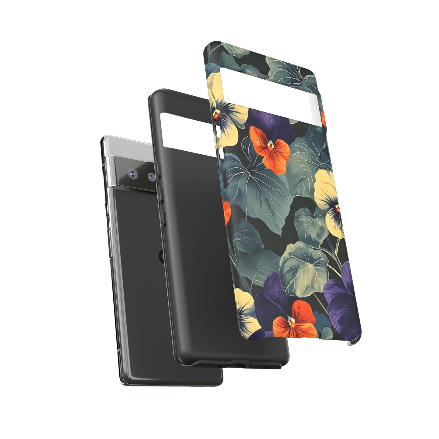 Tough Cases Floral iPhone Case, Tough Phone Cover, Stylish Floral Design, Gift for Her, Summer Vibe, Durable Protective Case
