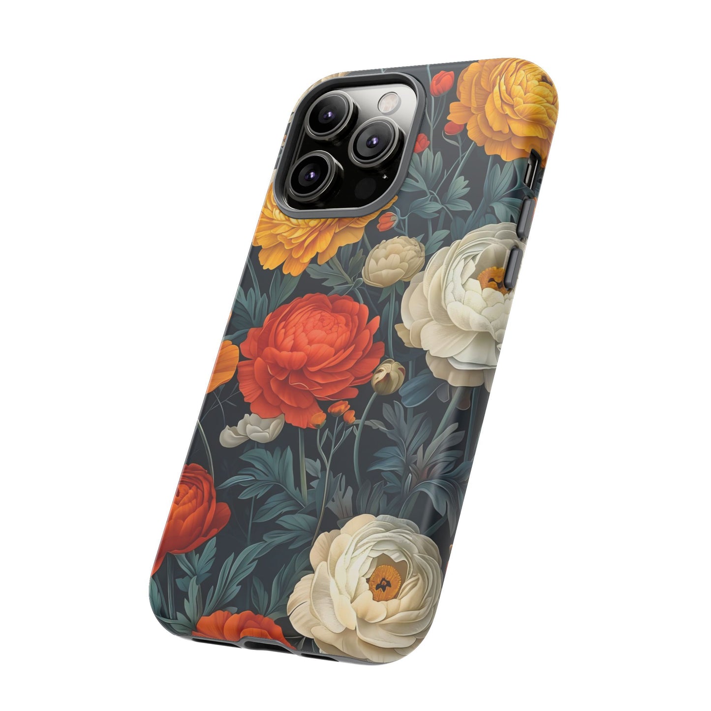 Floral Tough Case for Phones | Durable Floral Phone Cover, Boho Chic, Unique Gift for Her, Phone Protection, Flower Design