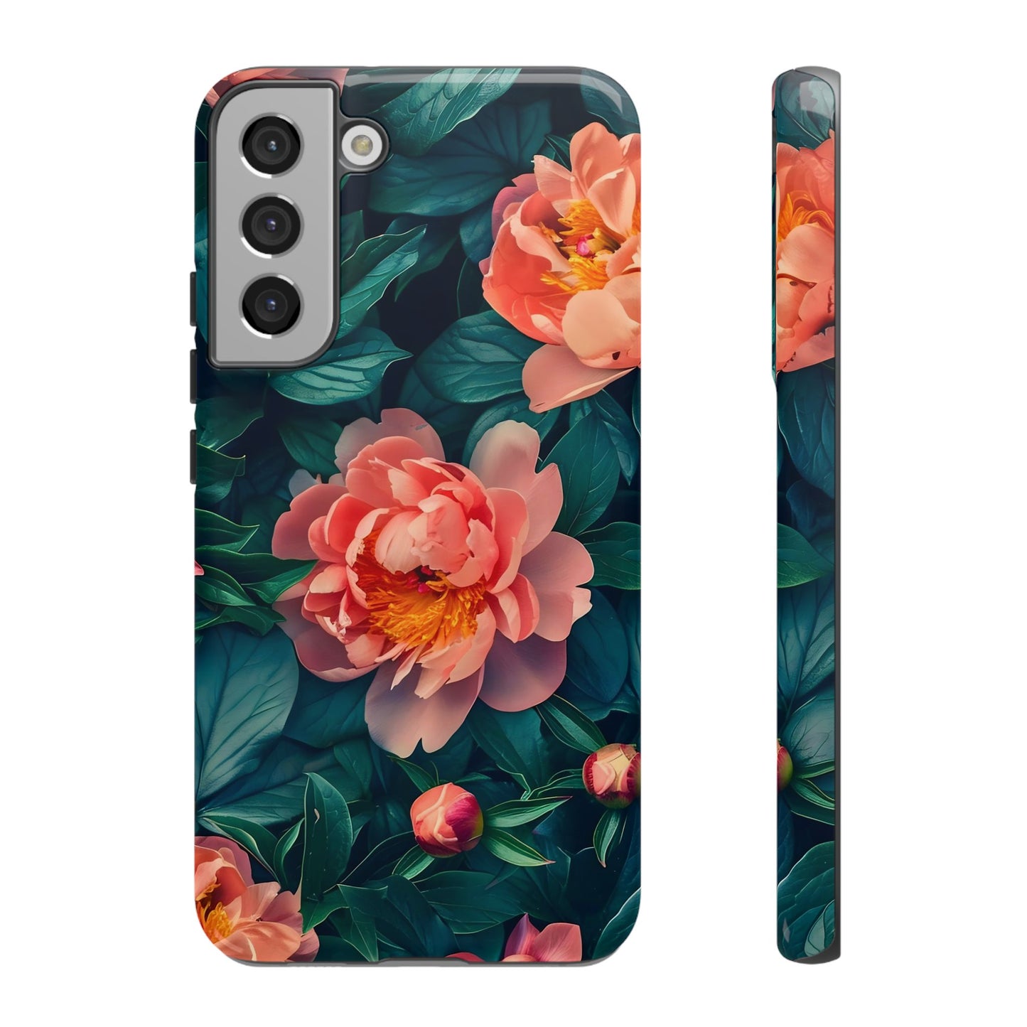 Floral Phone Case - Tough Cases, Flower Design, Botanical Art, Phone Accessory, Gift for Her, Nature Lovers
