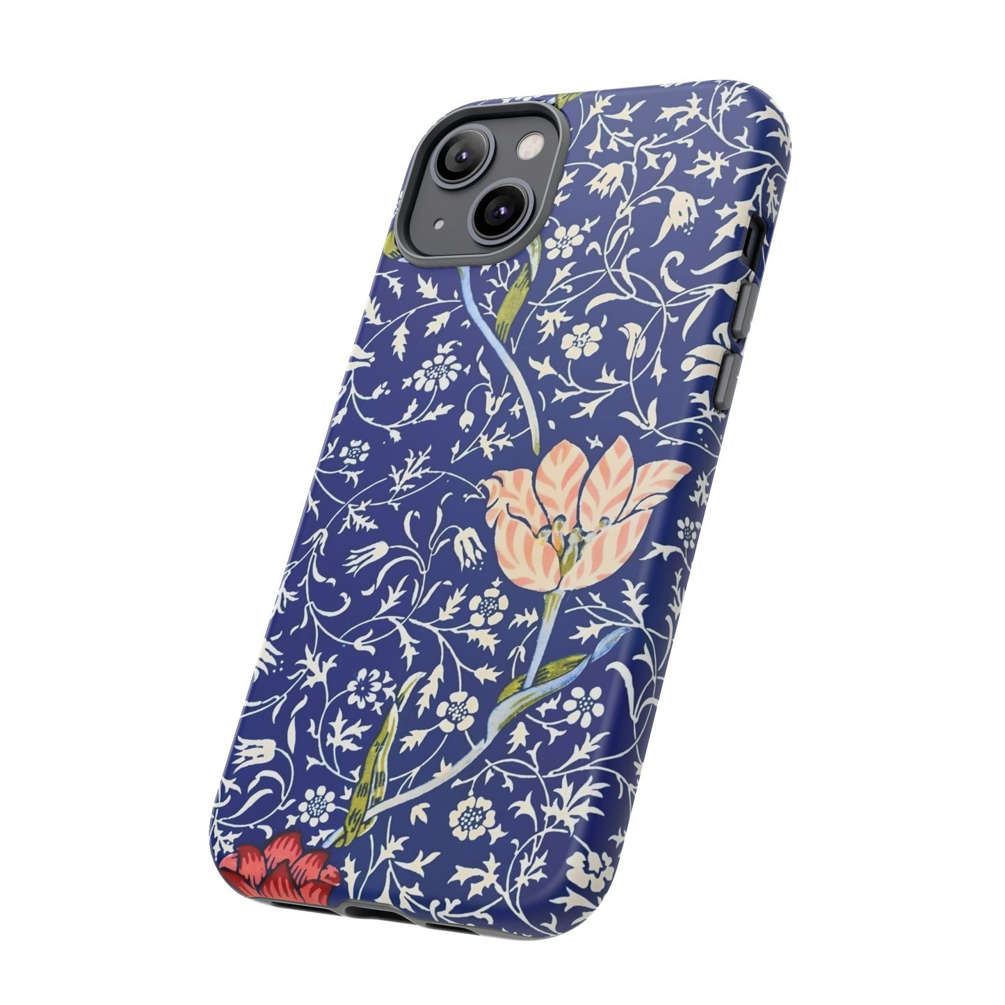Floral Phone Case, Unique Tough Phone Cover, Gift for Her, Spring Decor, Durable Protective Case, Elegant Floral Design