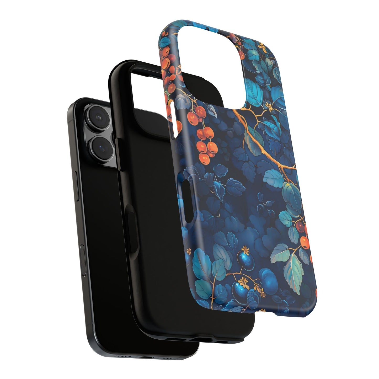 Artistic Phone Case with Floral Design, Tough Cases for iPhone, Nature-Inspired Accessory, Unique Gift for Her, Protective Cover