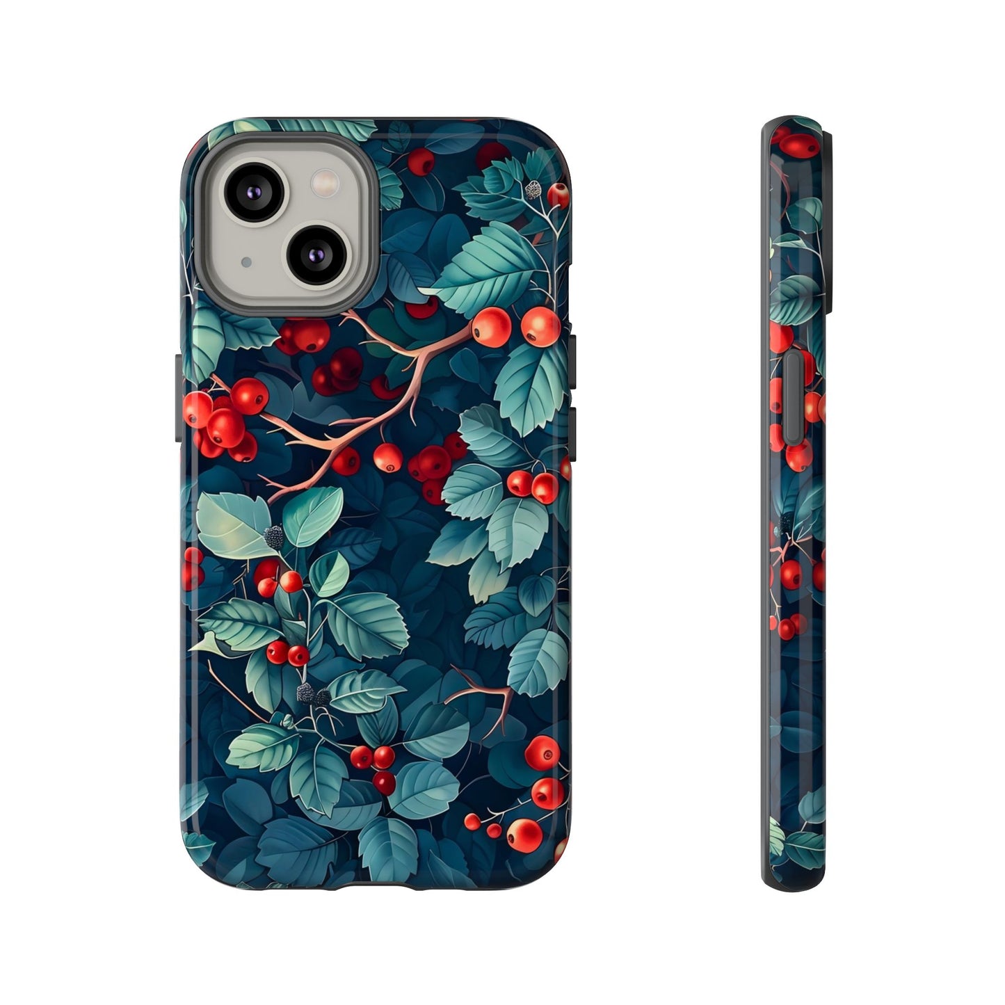 Berry Blossom Phone Case - Nature Lover's Gift, Floral Design, Cute Accessory for Spring, Unique Tech Cover, Perfect for Holidays