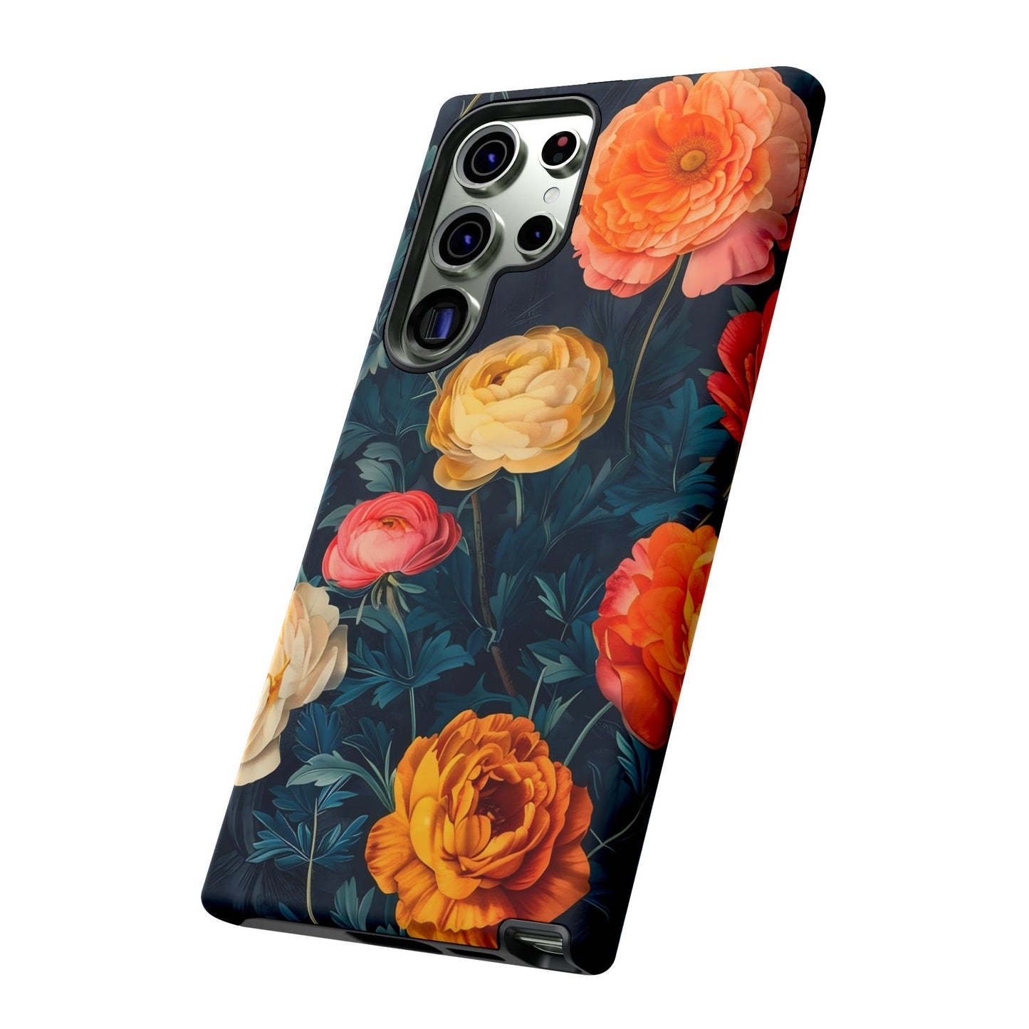 Floral Phone Case - Tough Cases, Stylish Protection, Gift for Flower Lovers, Customizable Cover, Floral Design Mobile Accessory