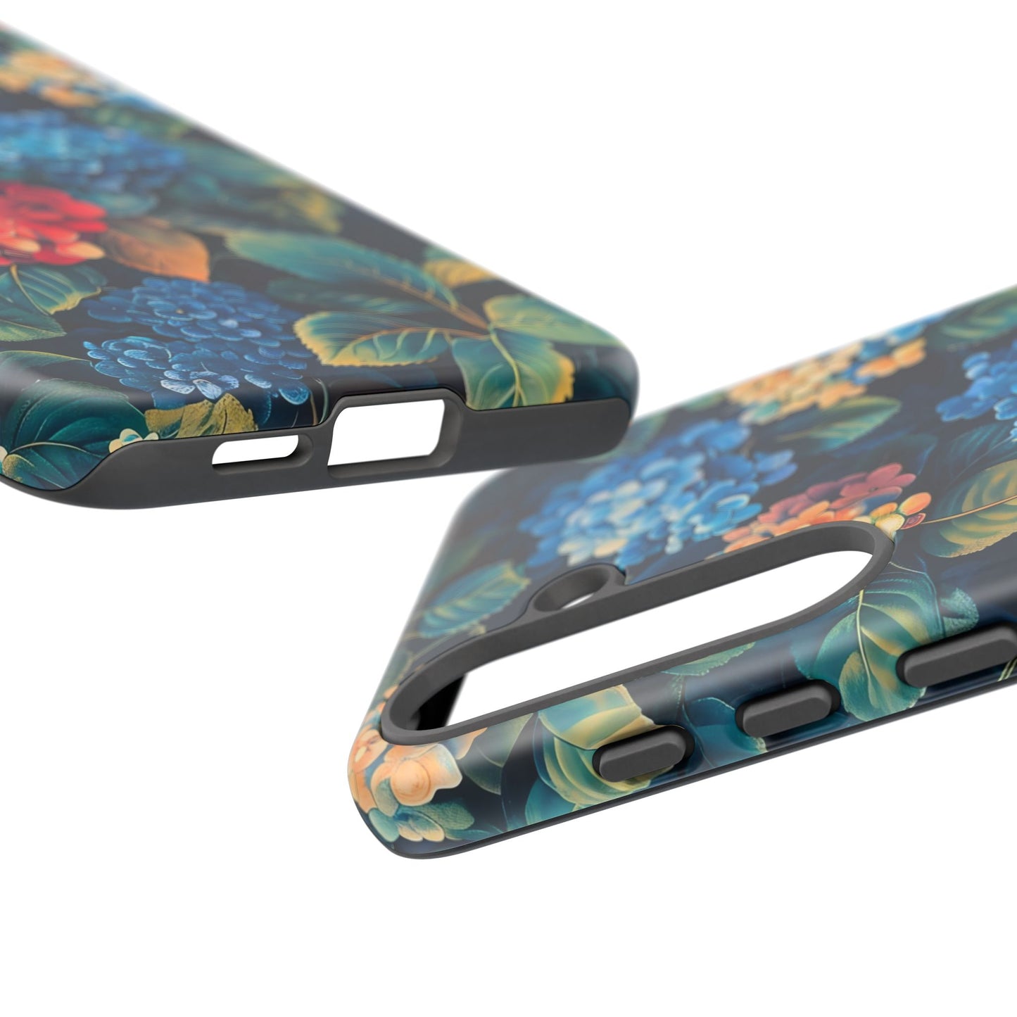 Floral Phone Case, Stylish Tough Case for Gardener Gift, Flower Lover Accessory, Pretty Floral Design, Protective Case