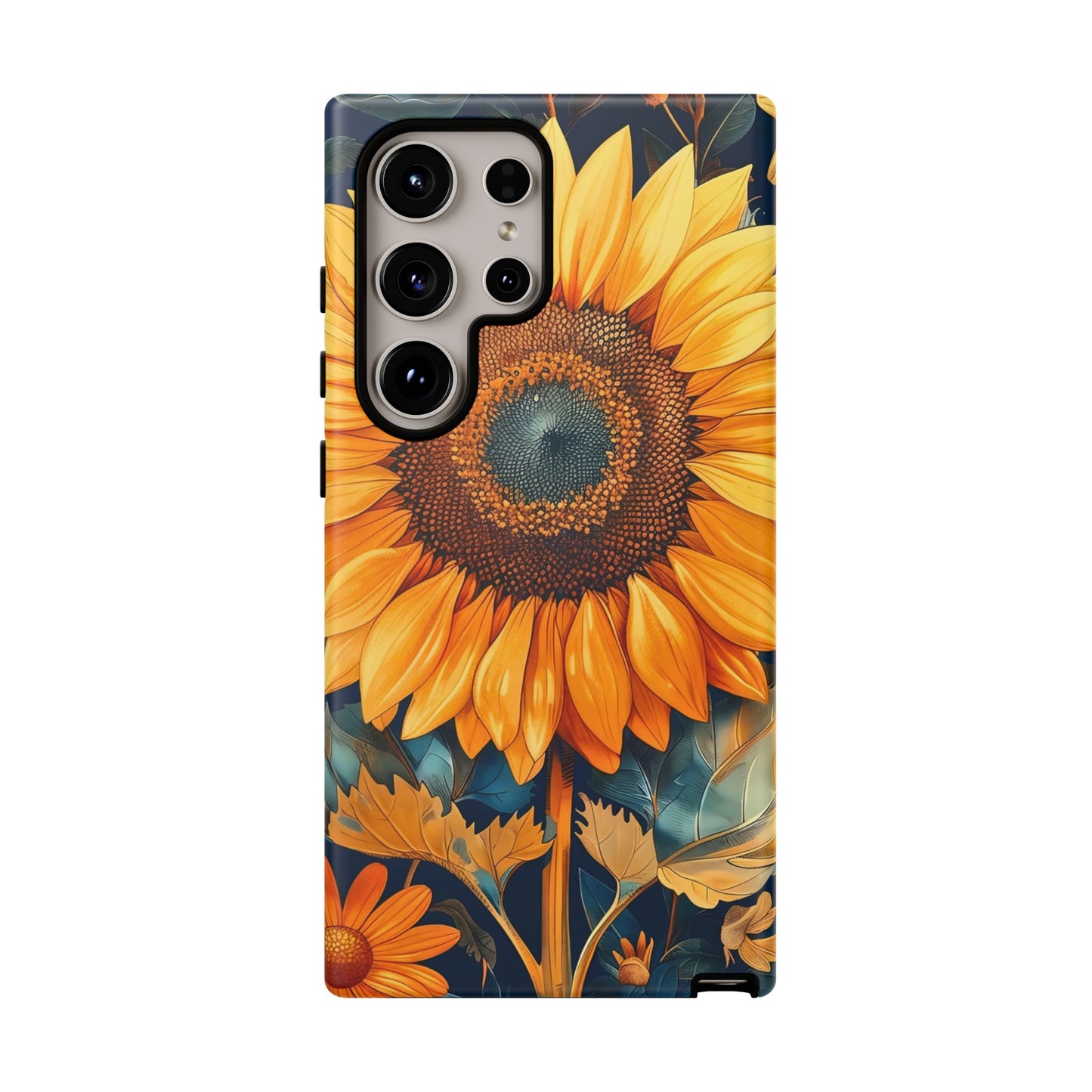 Sunflower Phone Case - Floral Design for Nature Lovers, Cute Spring Accessory, Gift for Her, Eco-Friendly Cover
