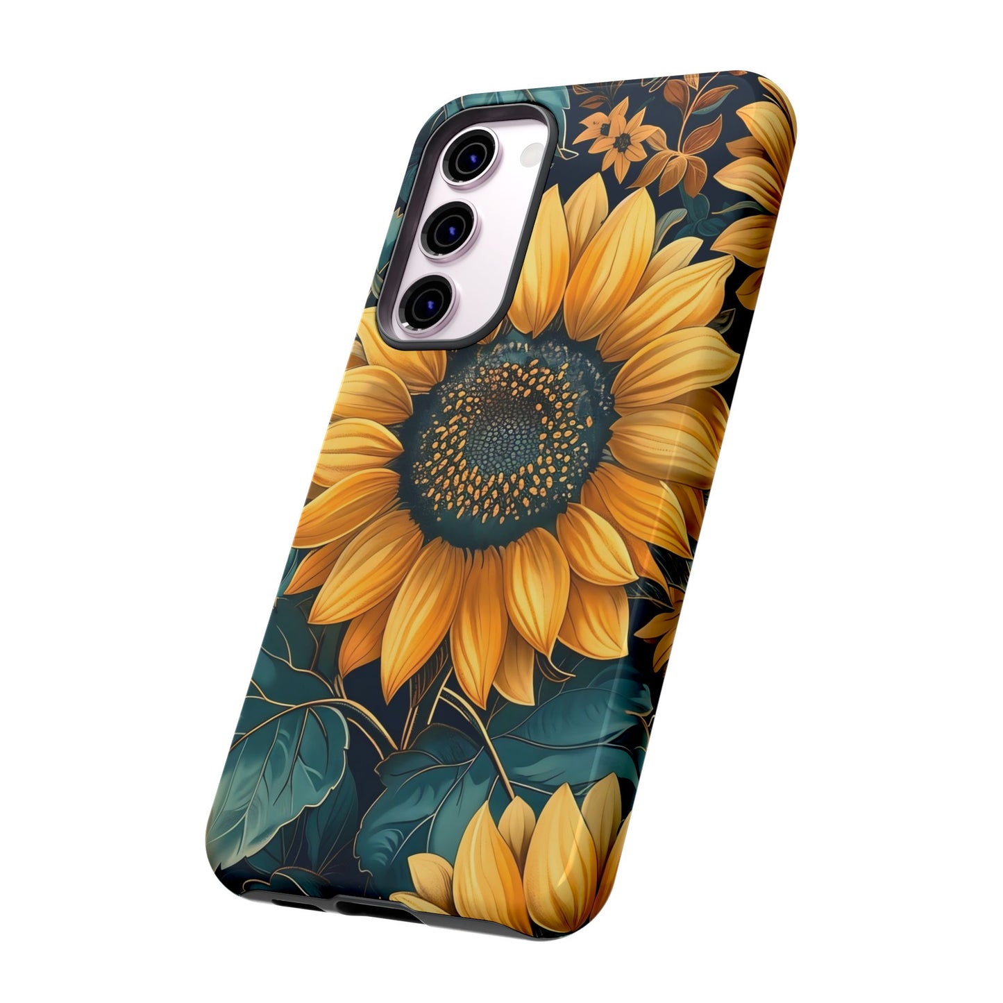 Sunflower Phone Case - Bright Floral Design, Stylish Tough Cover for Sunflower Lovers, Gift for Plant Enthusiasts, Mom Gift, Nature Lovers