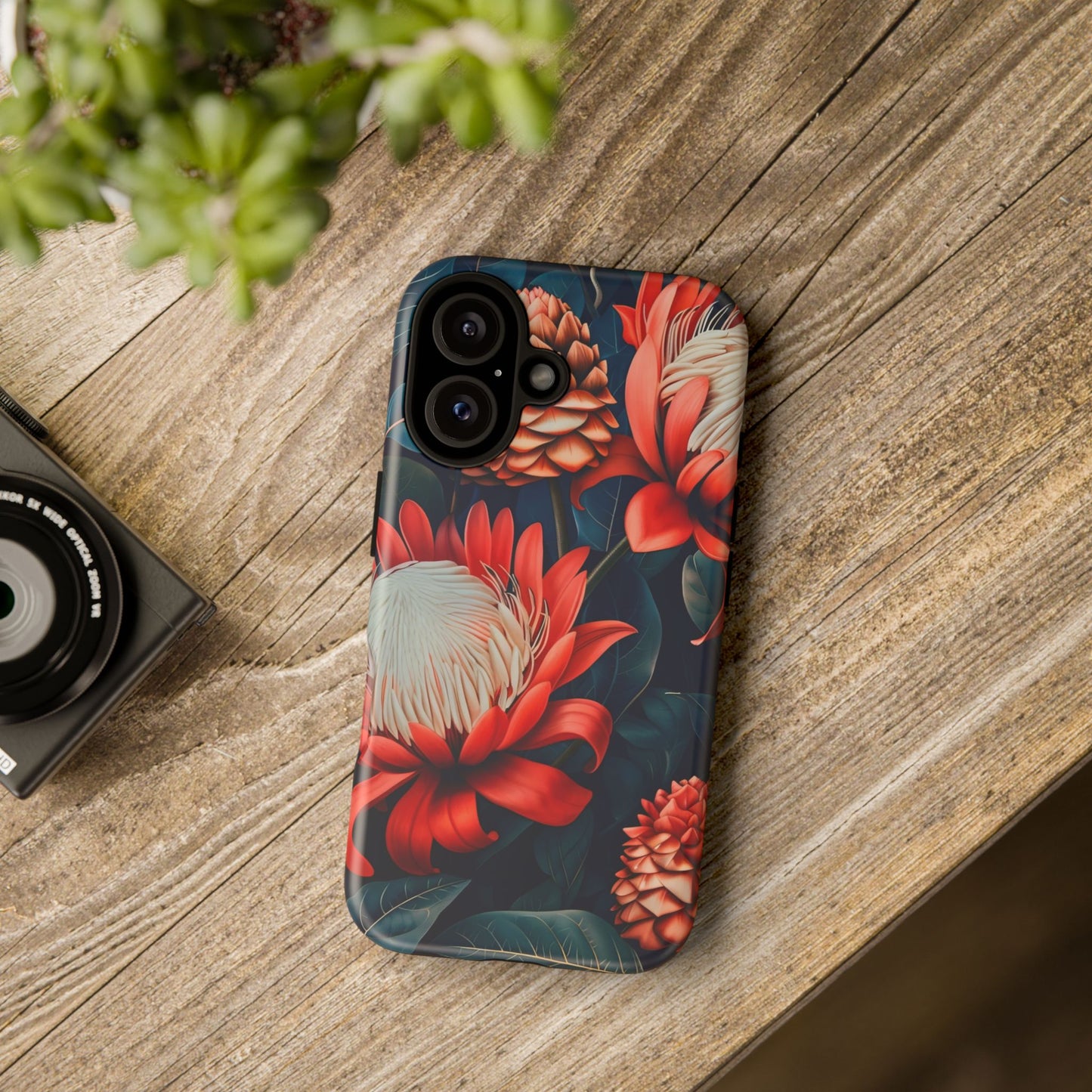 Floral Phone Case for Tough Love, Durable Cover, Unique Gift for Nature Lovers, Birthday, Mother's Day, Floral Design