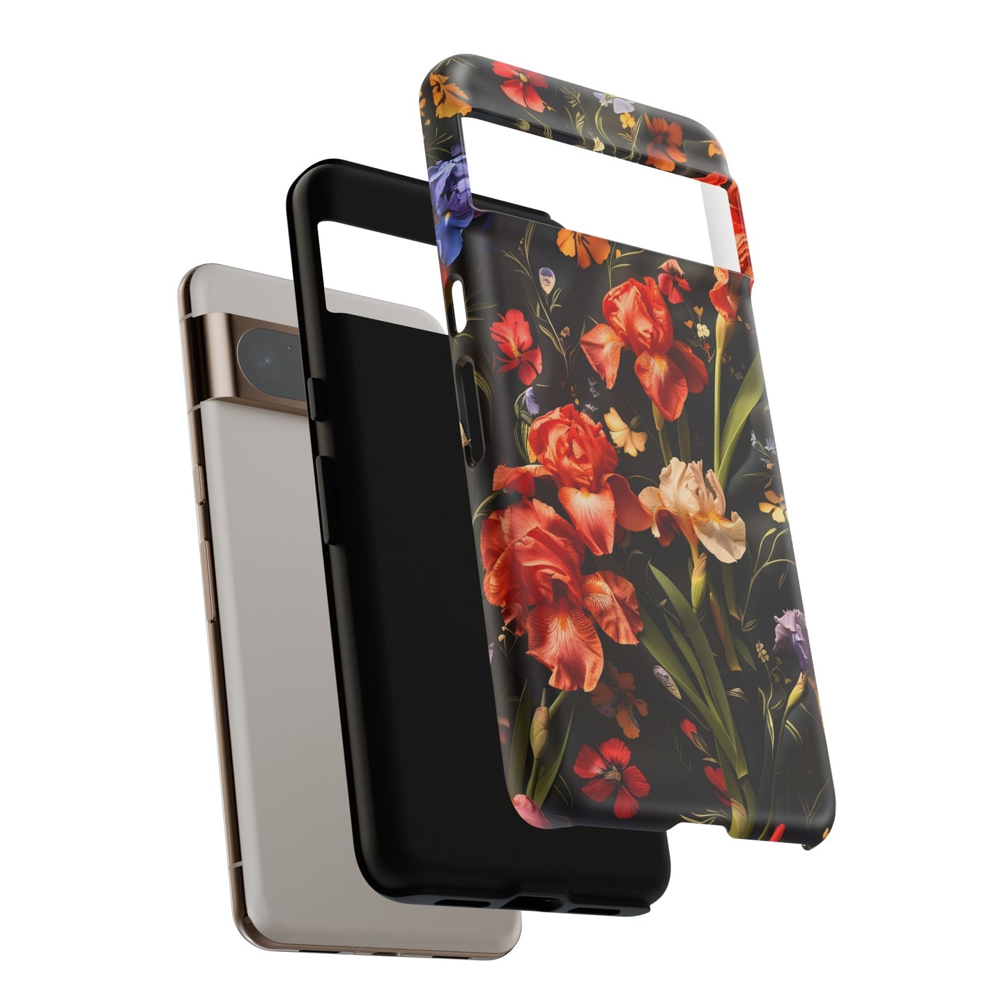 Floral Tough Case for Phone, Durable Protective Phone Cover, Gift for Flower Lovers, Phone Accessories, Spring Vibes