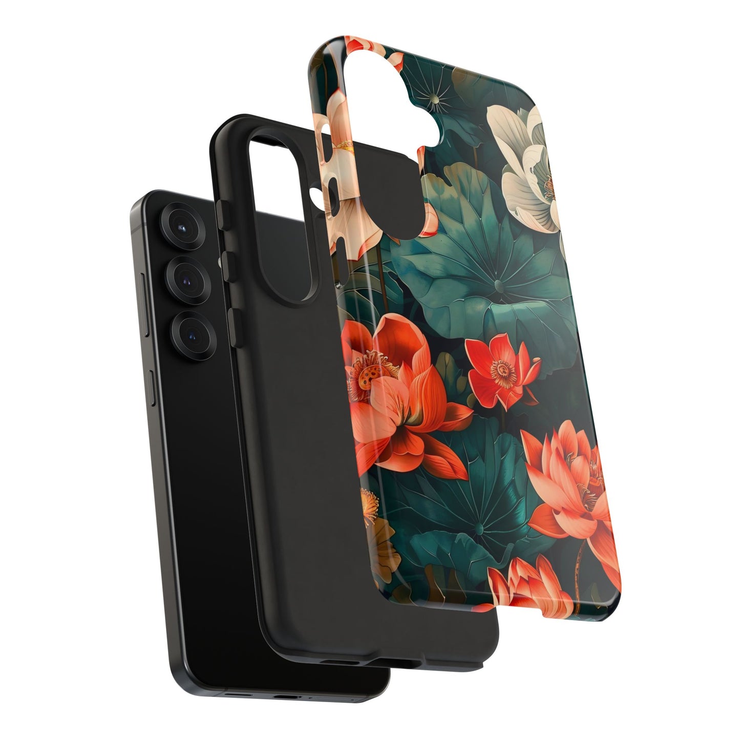 Flower Phone Case, Floral Phone Cover, Tough Case for Floral Lovers, Gift for Her, Stylish Tech Accessories
