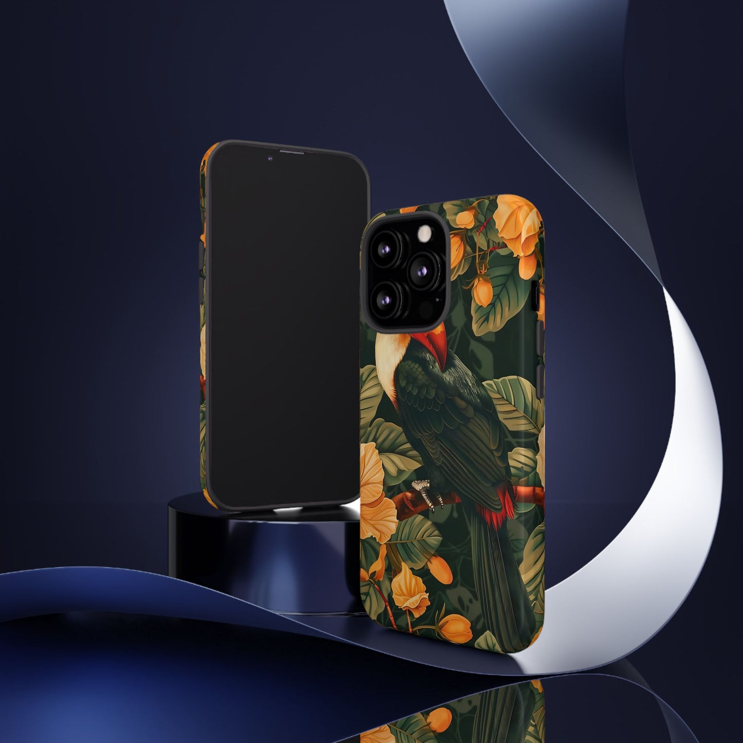 Tropical Toucan Phone Case, Exotic Bird Cover, Nature Lover Gift, Eco-Friendly Design, Customizable Tech Accessory