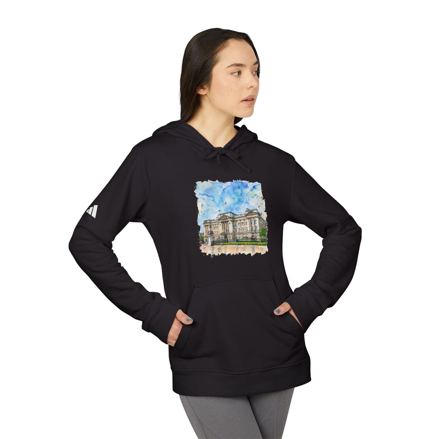 adidas Unisex Fleece Hoodie - British Nature Landscapes and Natural Beauty