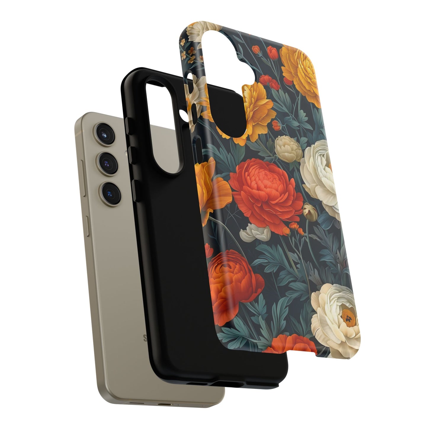 Floral Tough Case for Phones | Durable Floral Phone Cover, Boho Chic, Unique Gift for Her, Phone Protection, Flower Design