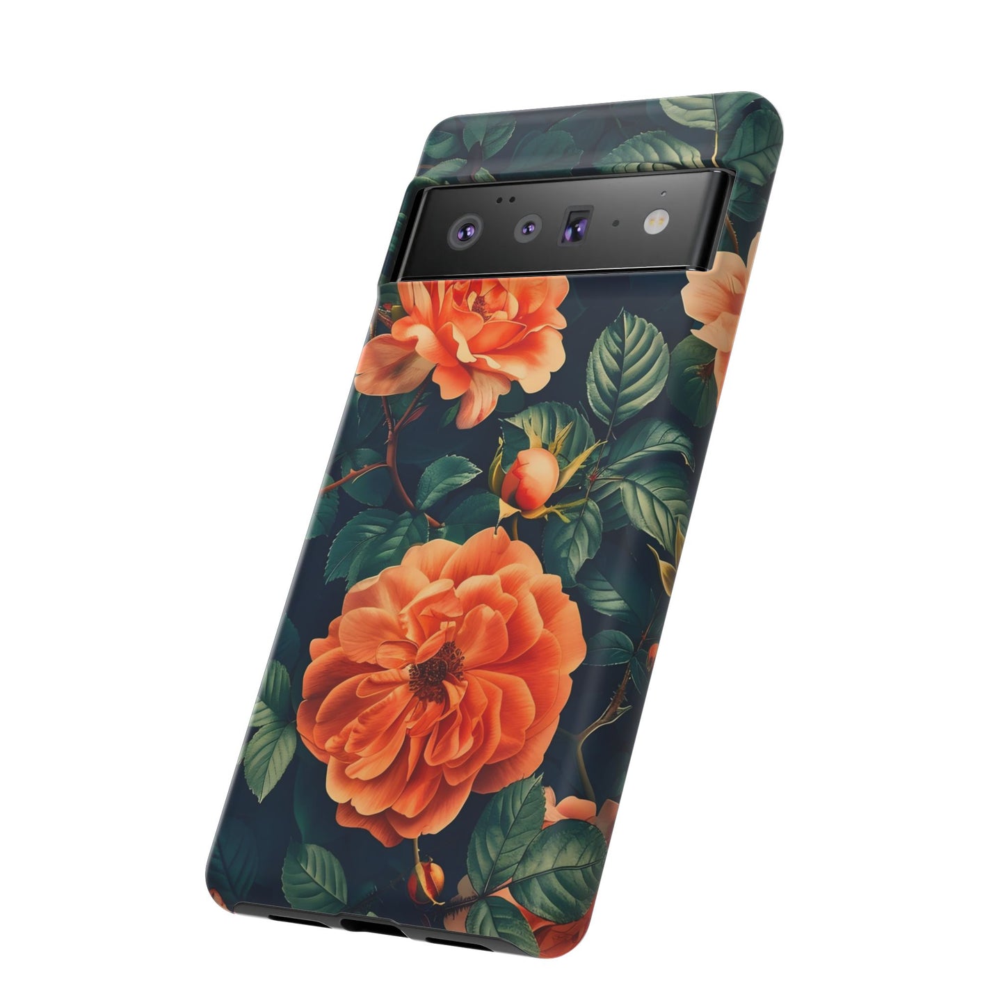 Floral Phone Case, Tough Cases for Nature Lovers, Botanical Design, Phone Protection, Gift for Her, Trending Floral Accessories