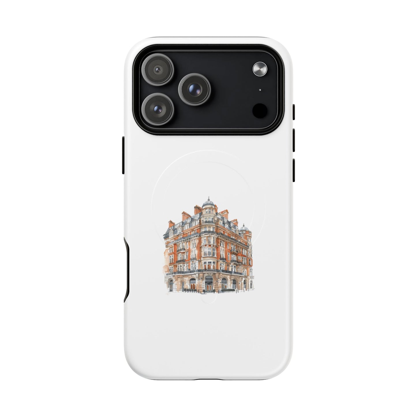 Elegant Tough Magnetic Case with Urban Design, Phone Case, Smartphone Protector, Gift for Her, Unique Tech Accessories