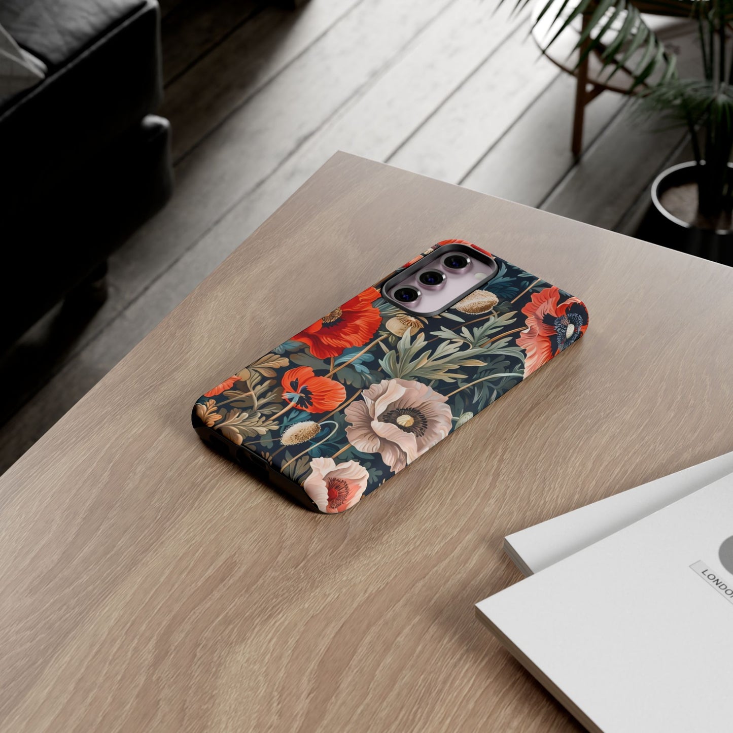 Floral Phone Case - Tough Cases, Flower Design, Chic Tech Accessories, Stylish Gifts, Unique Phone Protectors