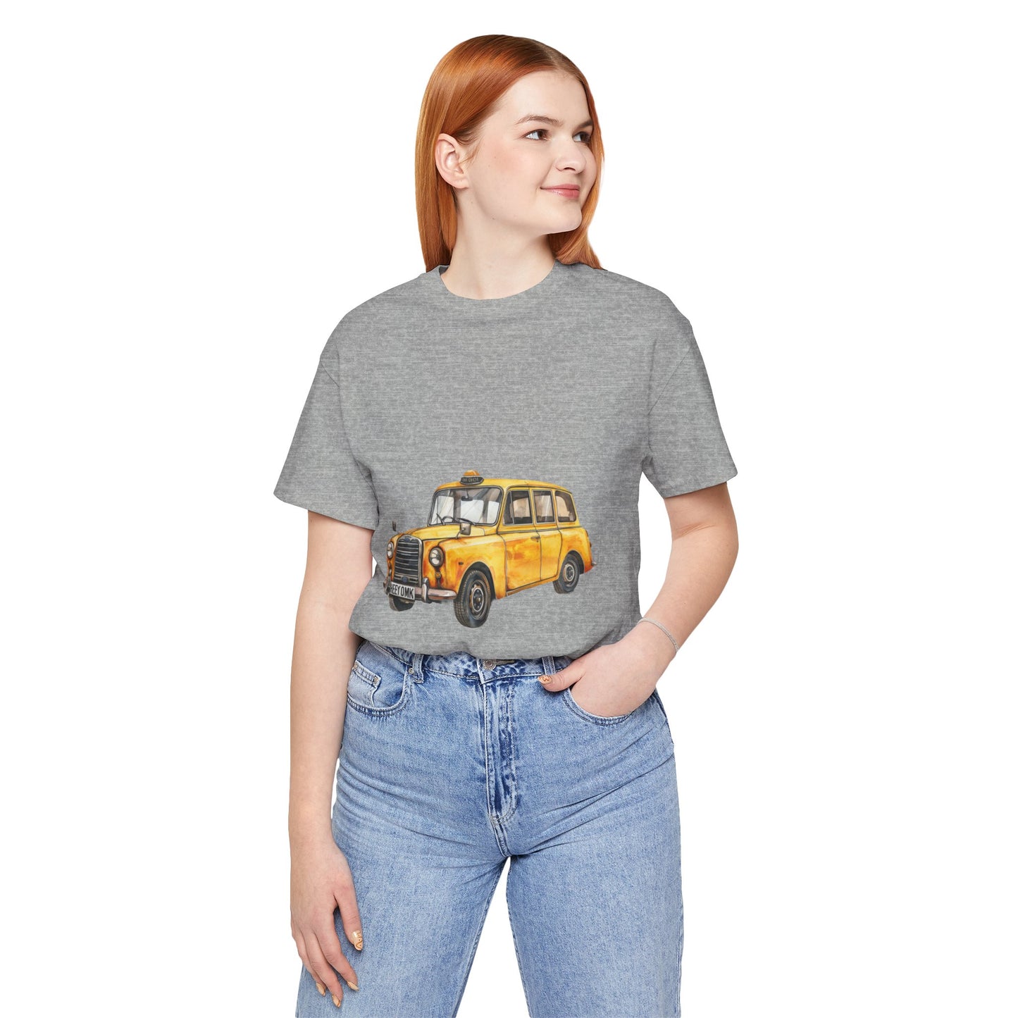 Unisex Jersey Short Sleeve Tee - Trendy British Vintage Car