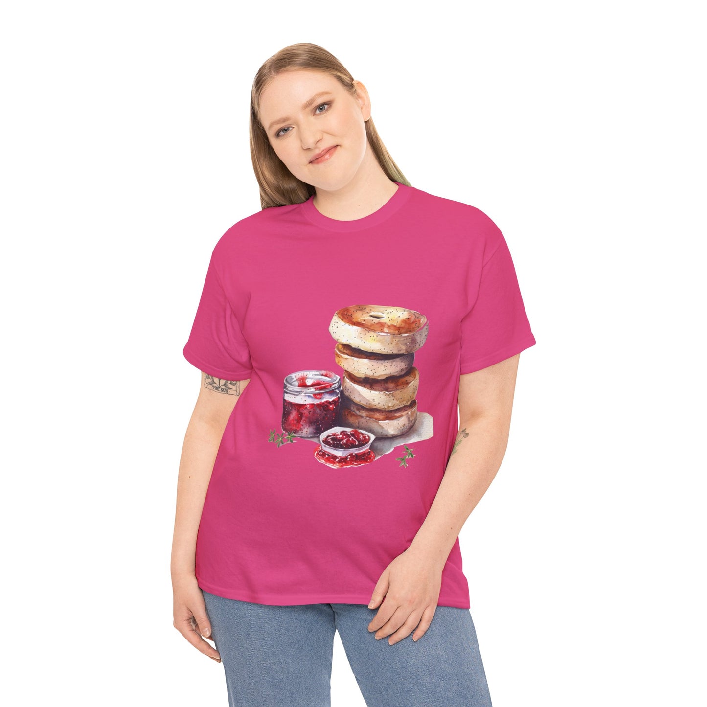 Unisex Heavy Cotton Tee - A Taste of Tradition - Iconic British Cuisine