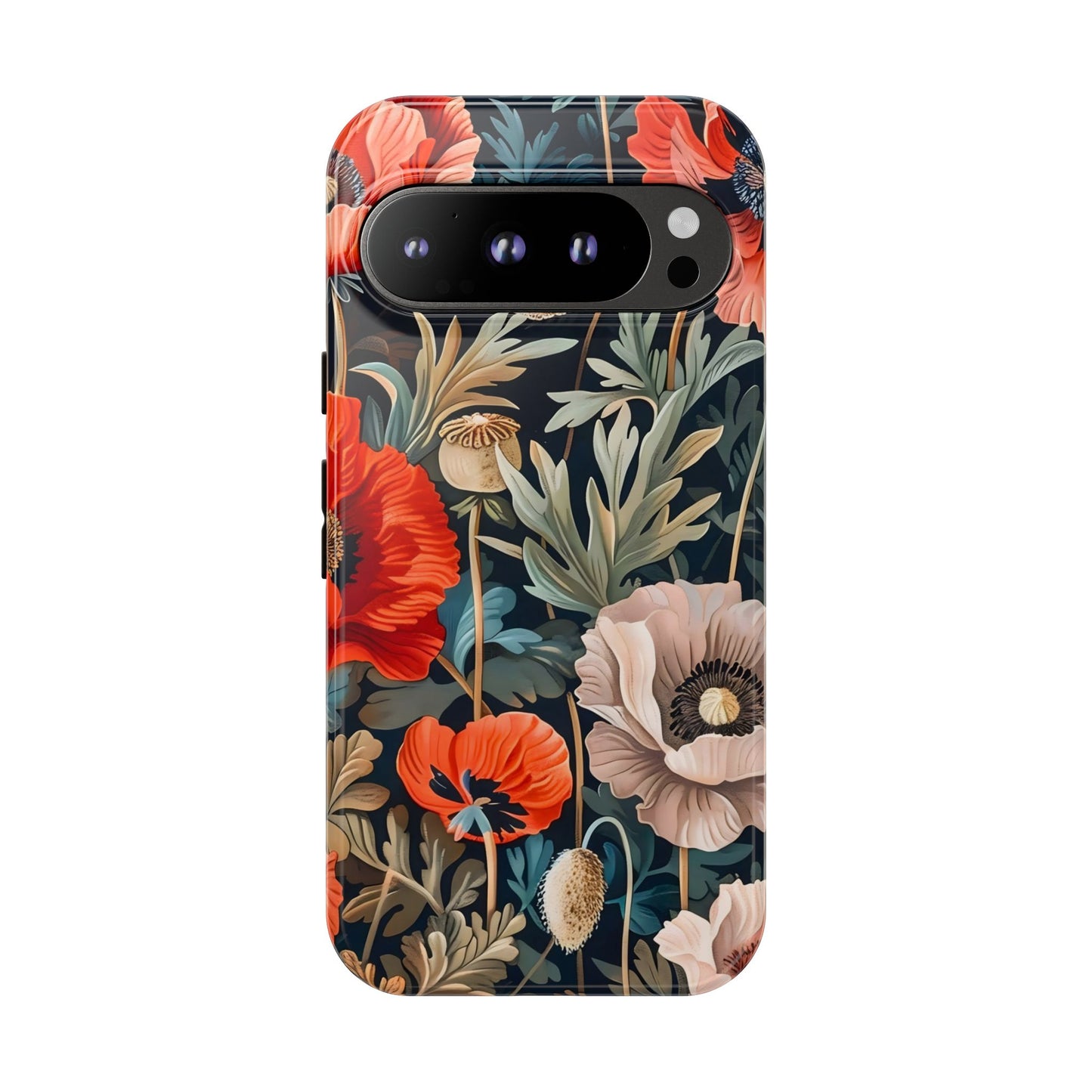 Floral Phone Case - Tough Cases, Flower Design, Chic Tech Accessories, Stylish Gifts, Unique Phone Protectors