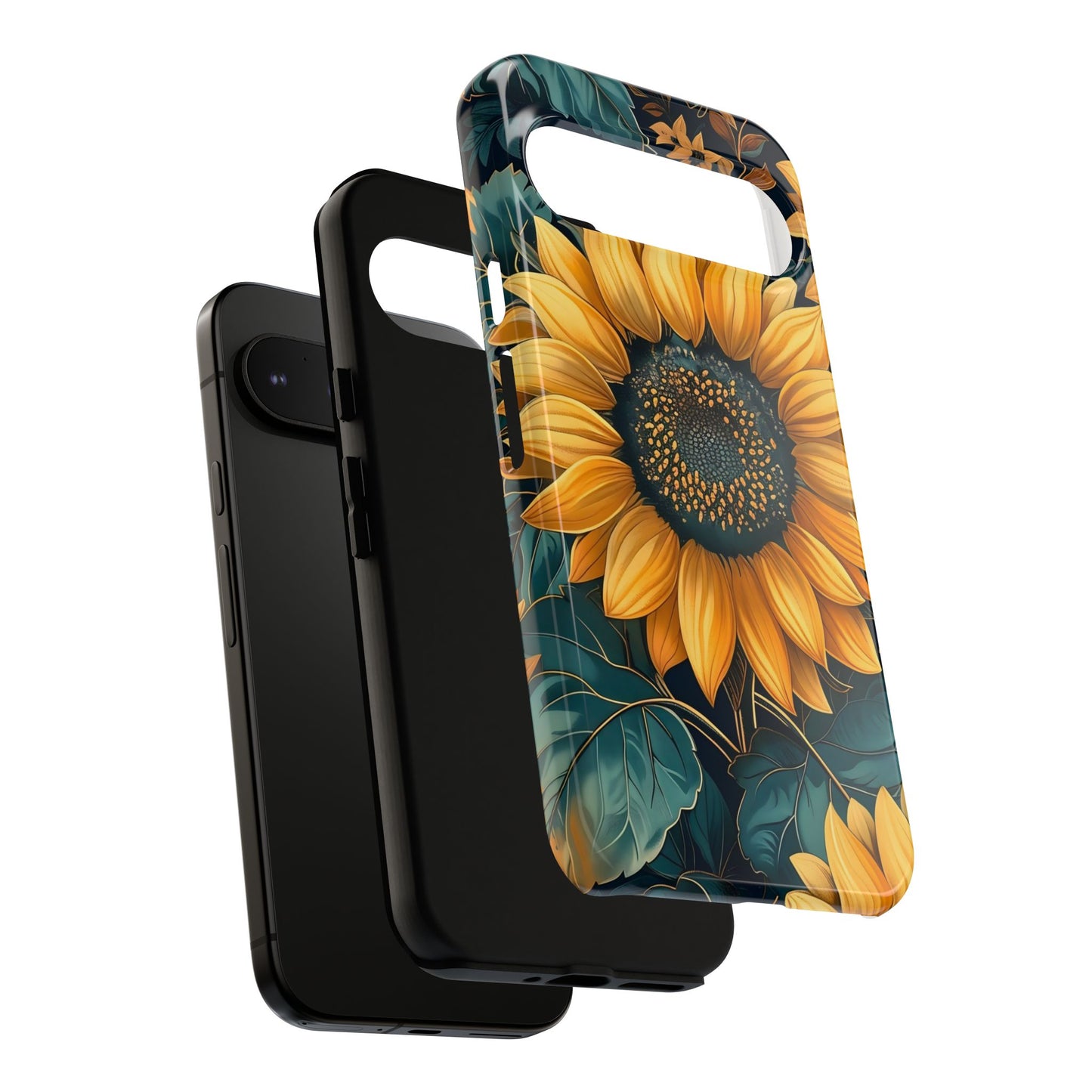 Sunflower Phone Case - Bright Floral Design, Stylish Tough Cover for Sunflower Lovers, Gift for Plant Enthusiasts, Mom Gift, Nature Lovers