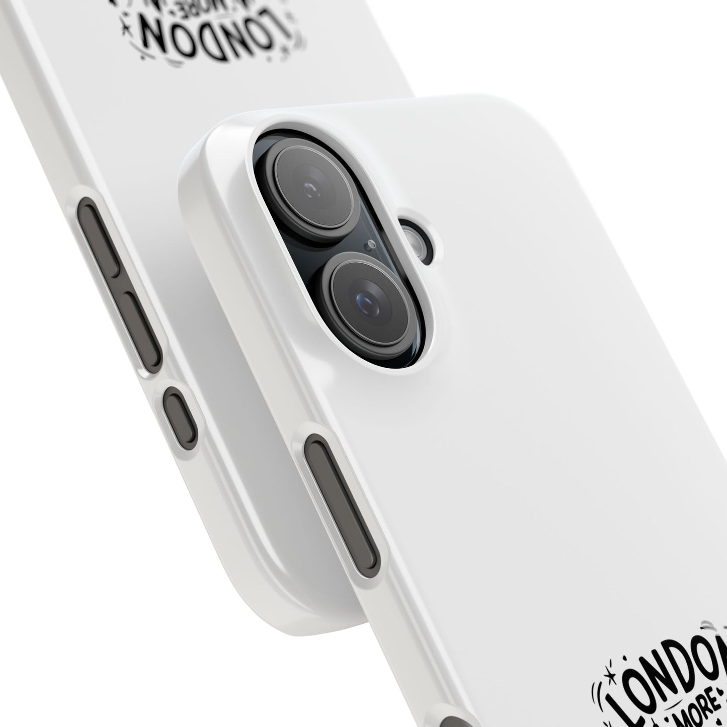 London-Themed Phone Case | Slim Phone Cases, Travel Accessories, Gift for London Lovers, Unique Phone Cover, Fun Design, Typography Art