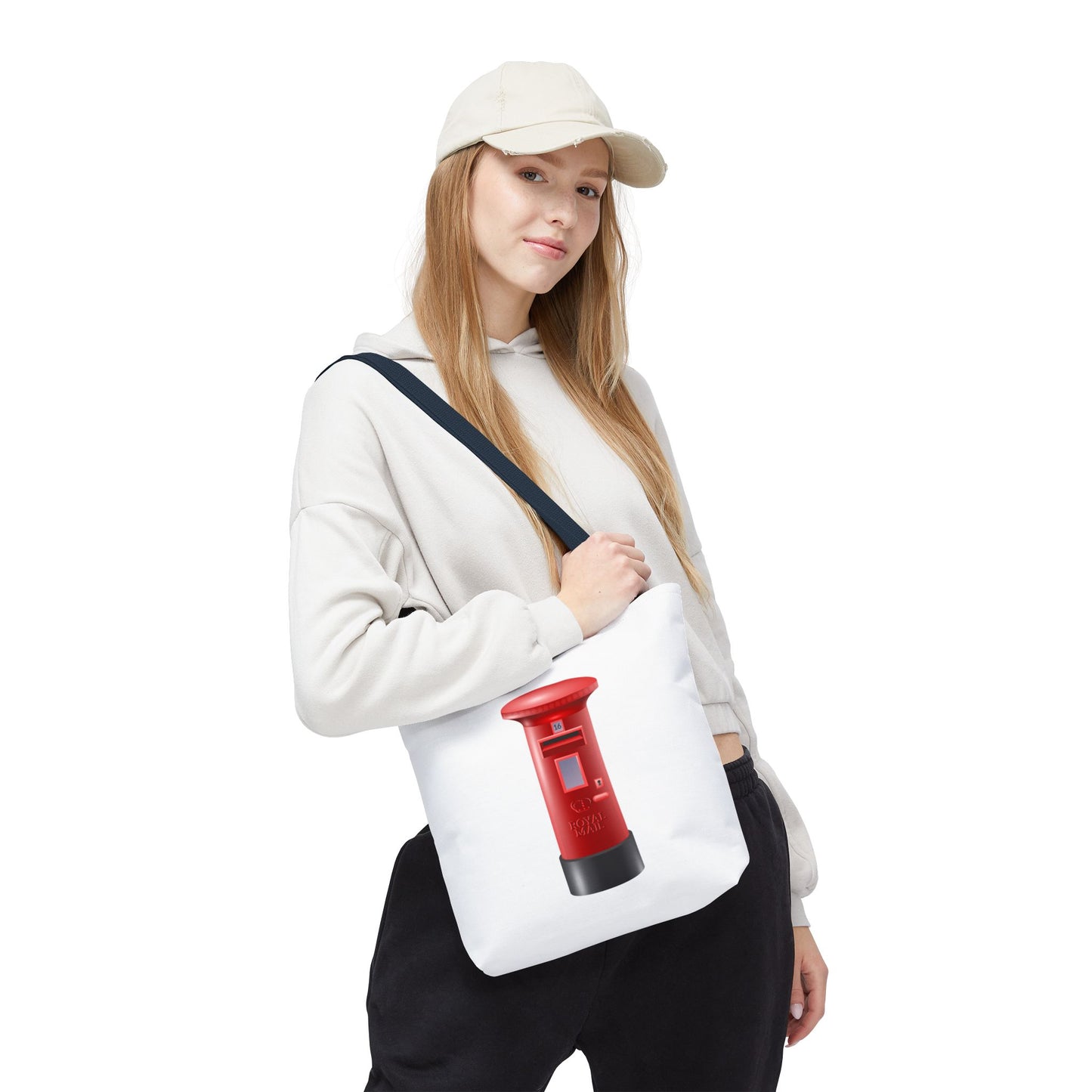Vintage Post Box Tote Bag, Perfect for Postage Lovers, Everyday Use, Gift Idea for Holidays, Eco-Friendly Carryall