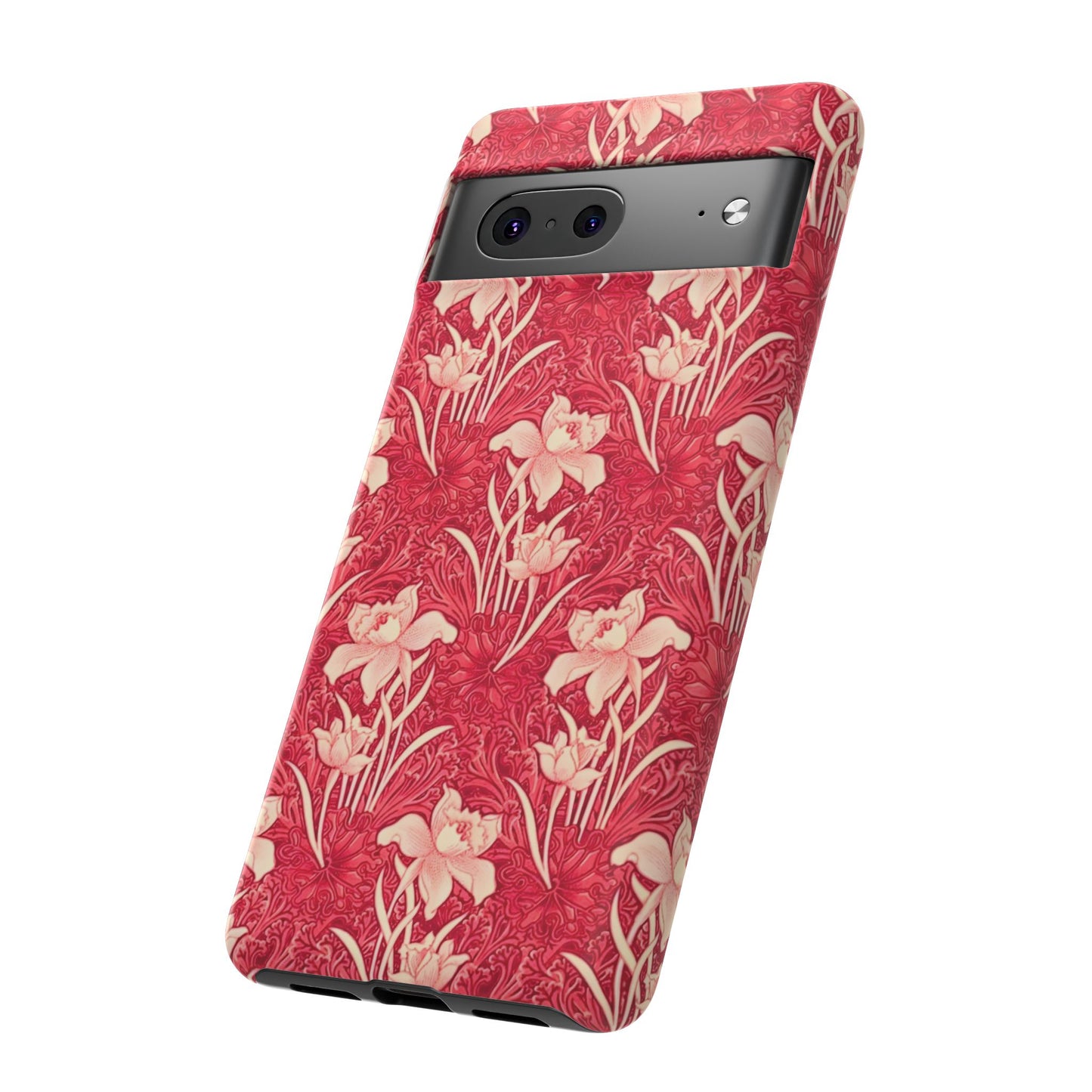 Floral Tough Phone Case - Durable, Stylish Accessory, Perfect Gift for Her, Floral Pattern, Customizable, Ideal for Daily Use