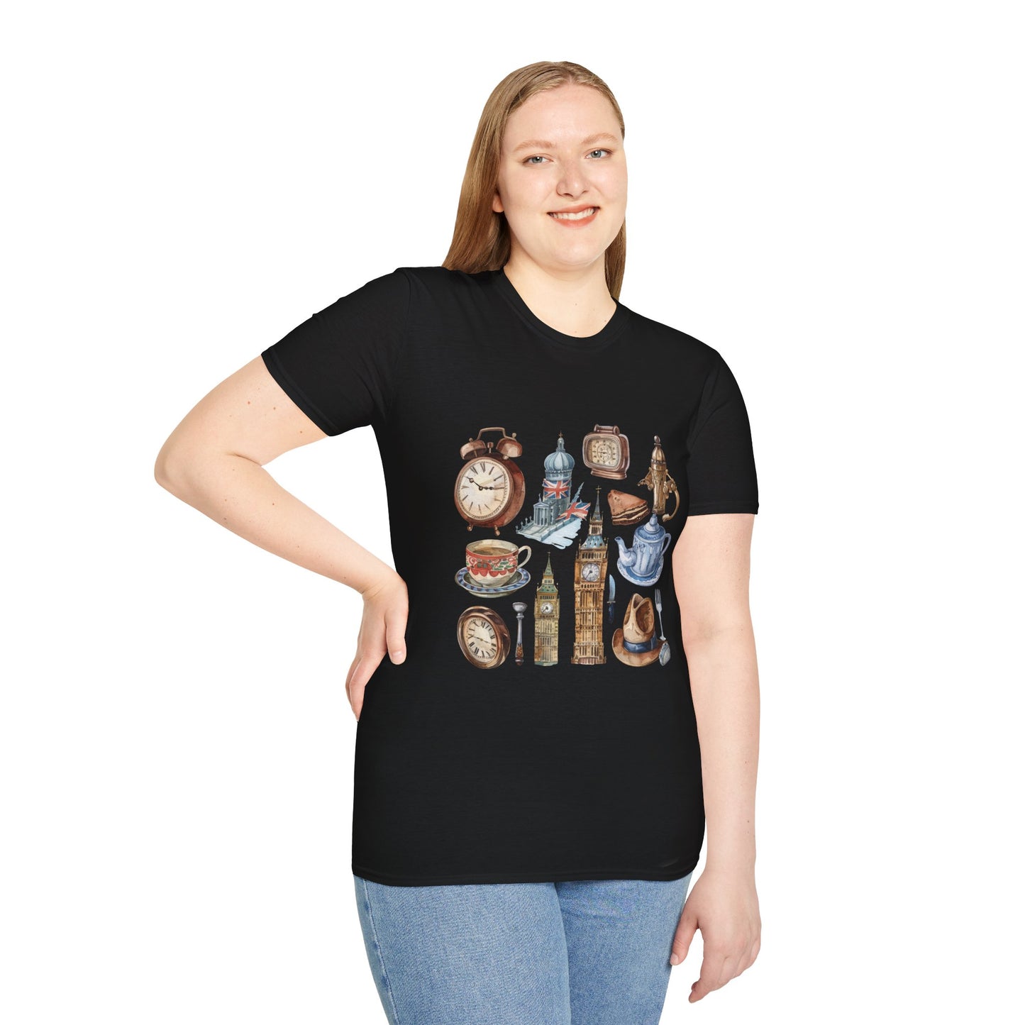 Unisex Softstyle T-Shirt - Timeless Symbols - Iconic England