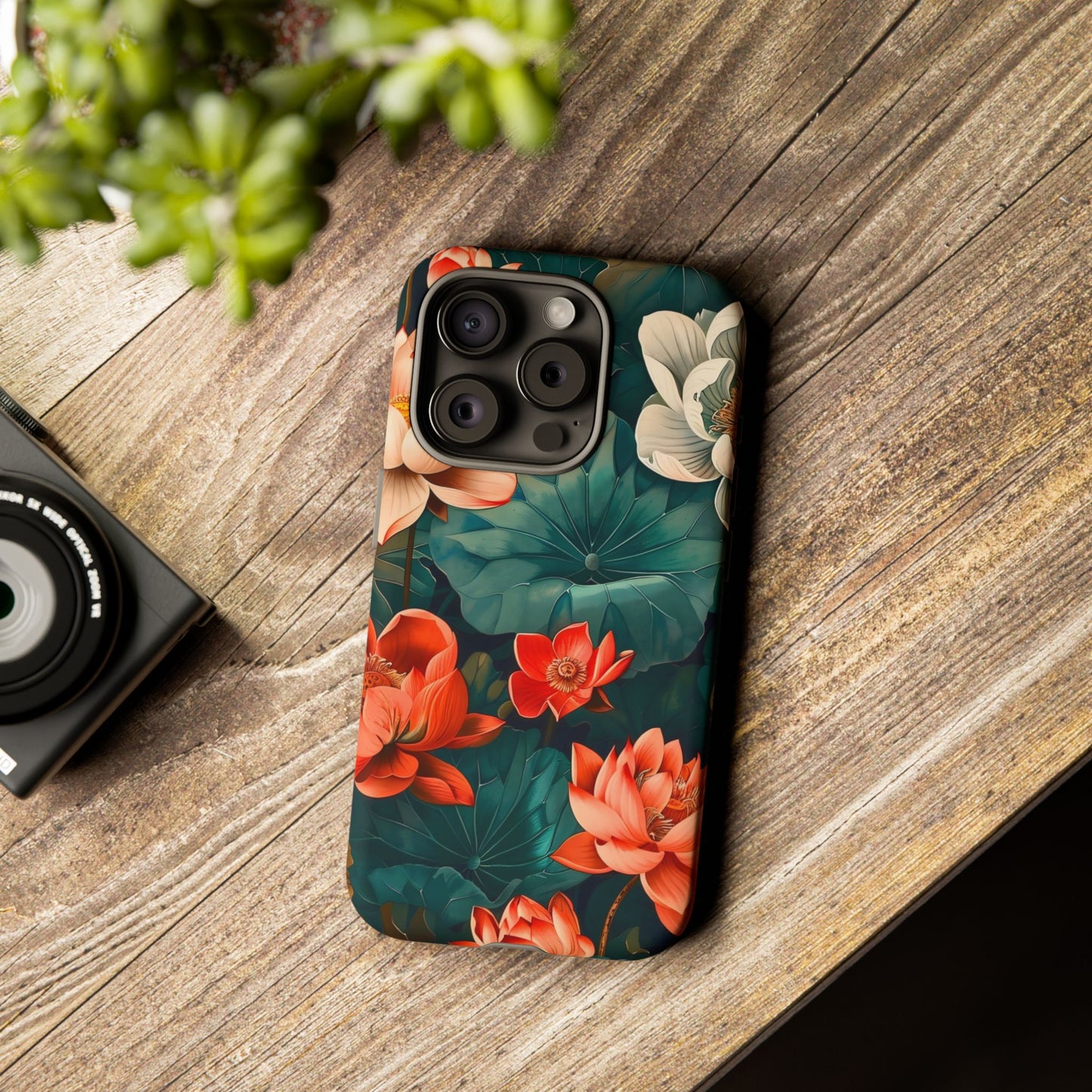 Flower Phone Case, Floral Phone Cover, Tough Case for Floral Lovers, Gift for Her, Stylish Tech Accessories