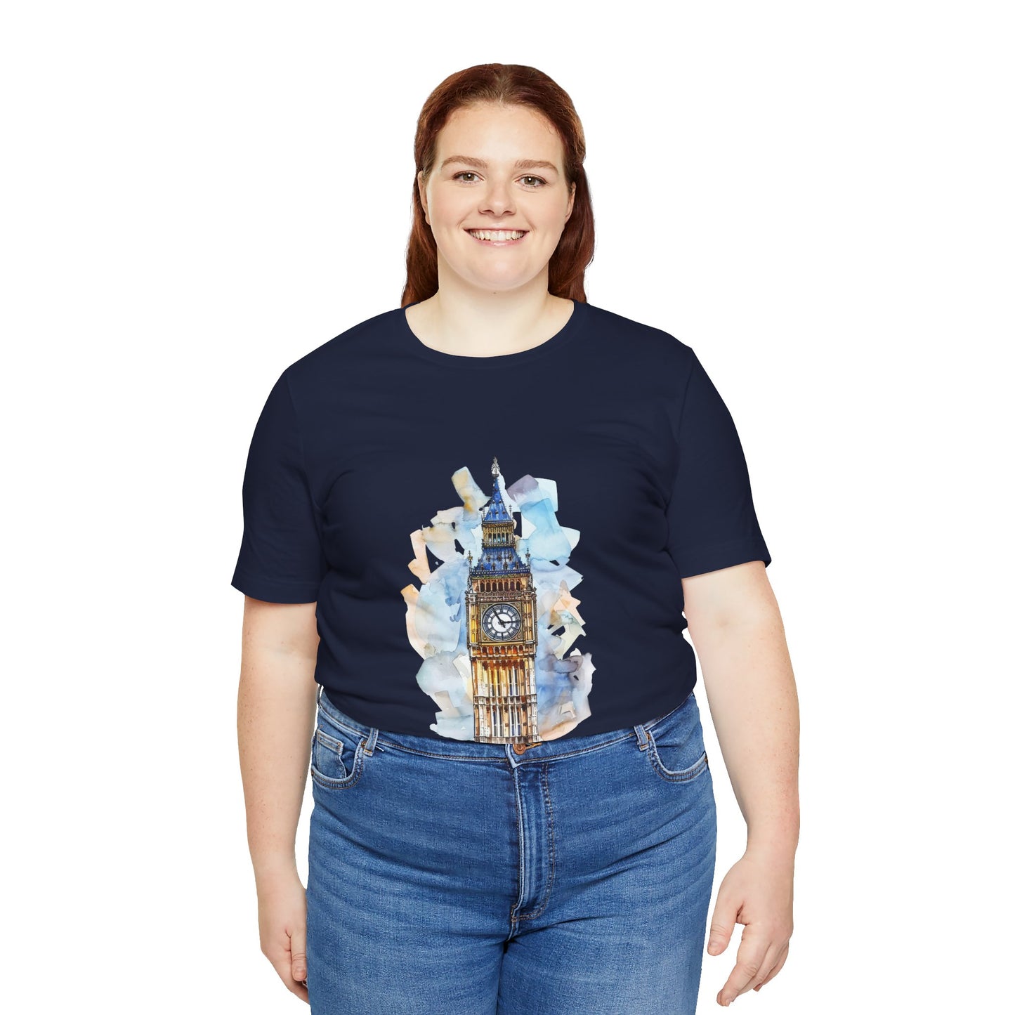 Unisex Jersey Short Sleeve Tee - Iconic Big Ben Clock Tower Design