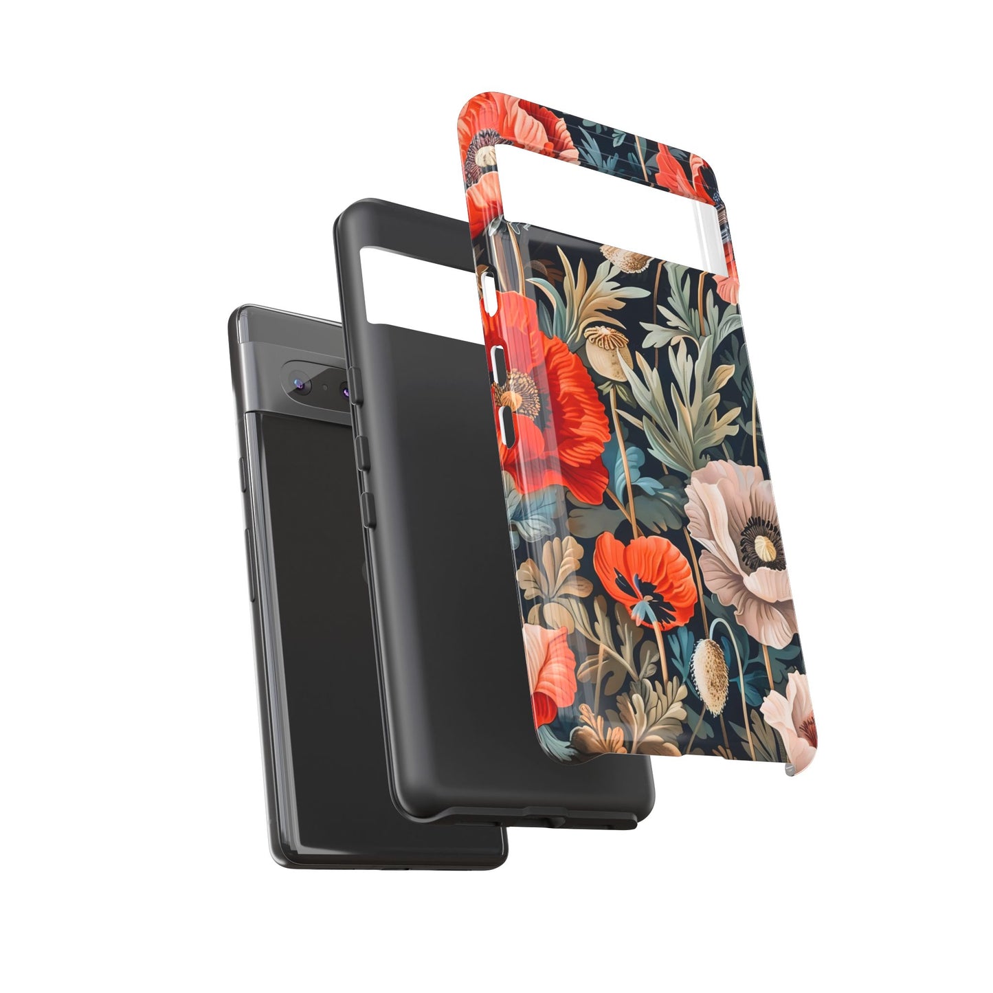 Floral Phone Case - Tough Cases, Flower Design, Chic Tech Accessories, Stylish Gifts, Unique Phone Protectors