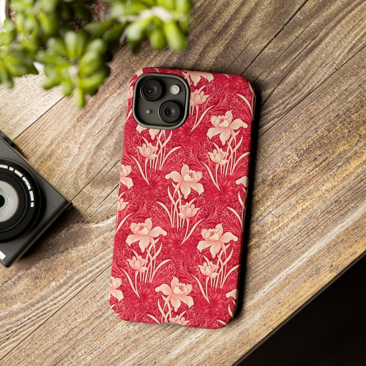 Floral Tough Phone Case - Durable, Stylish Accessory, Perfect Gift for Her, Floral Pattern, Customizable, Ideal for Daily Use