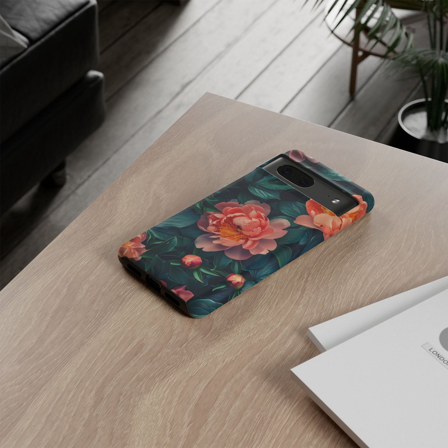 Floral Phone Case - Tough Cases, Flower Design, Botanical Art, Phone Accessory, Gift for Her, Nature Lovers