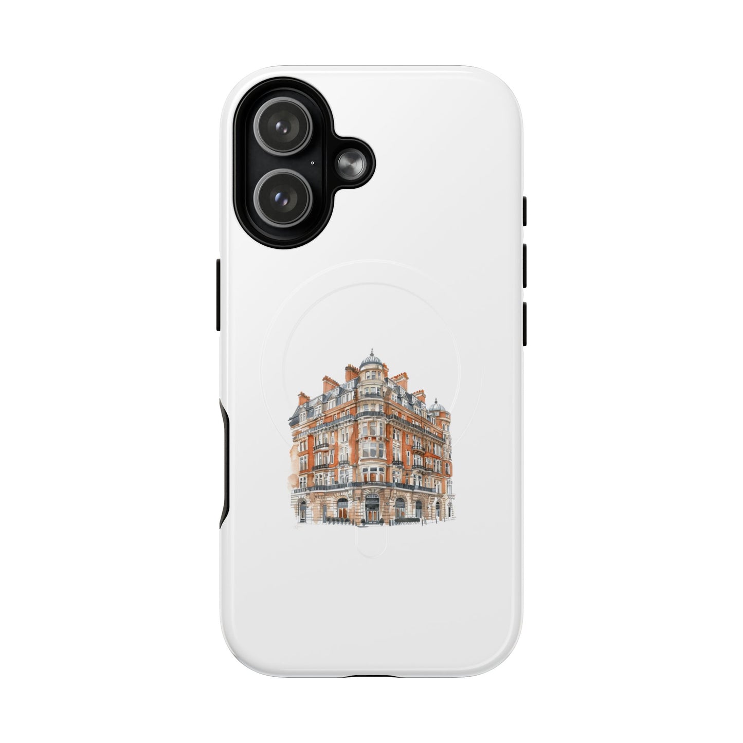 Elegant Tough Magnetic Case with Urban Design, Phone Case, Smartphone Protector, Gift for Her, Unique Tech Accessories