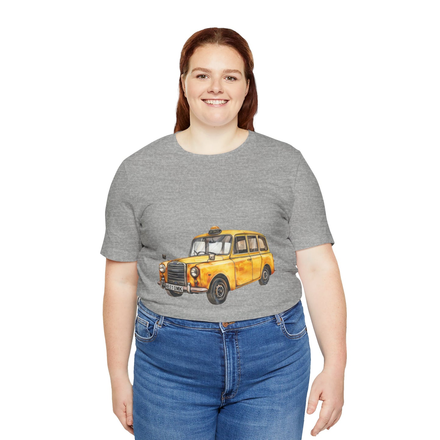 Unisex Jersey Short Sleeve Tee - Trendy British Vintage Car