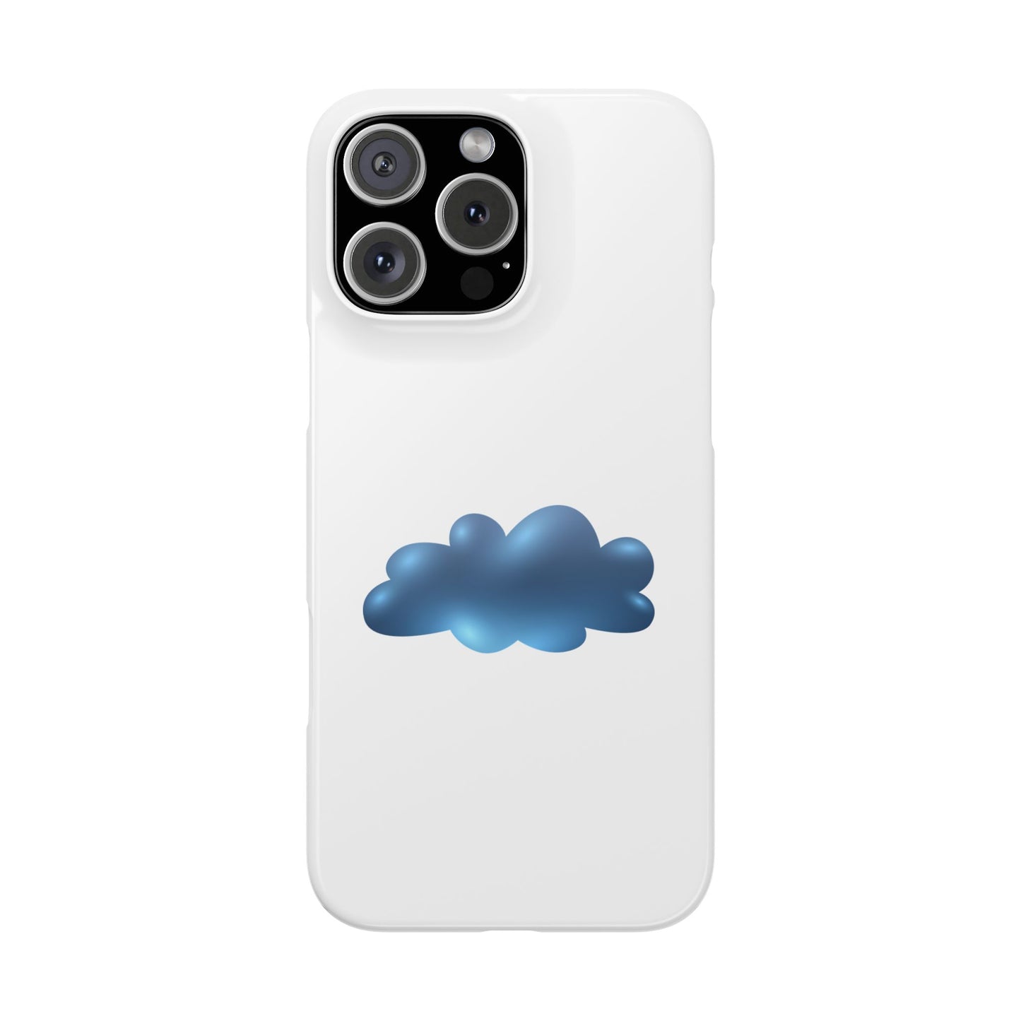 Cloud Design Slim Phone Cases - Aesthetic Protection for Your Device, Cute Phone Cover, Trendy Accessories, Gift for Her, Cloudy Vibes