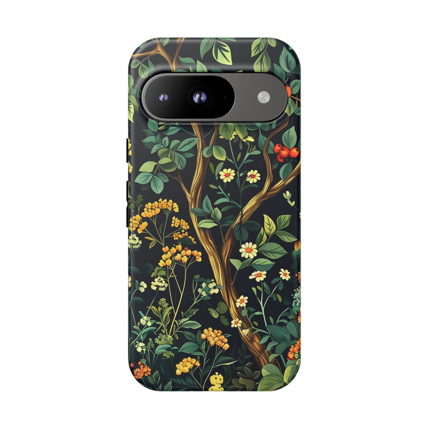 Floral iPhone Case, Nature Inspired Tough Case, Botanical Phone Cover, Eco-Friendly Gift, Unique Floral Design