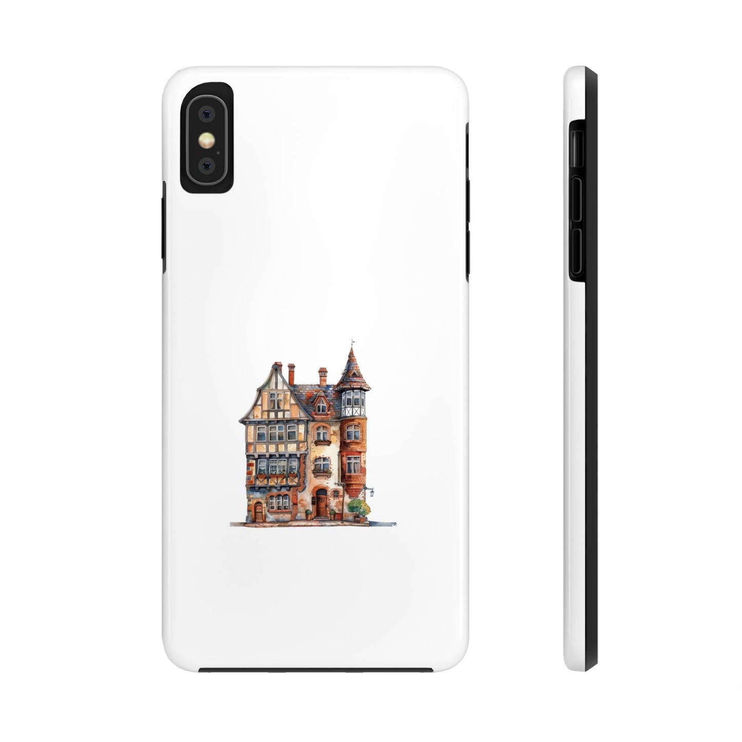 Artistic Tough Phone Cases with Vintage Architecture Design