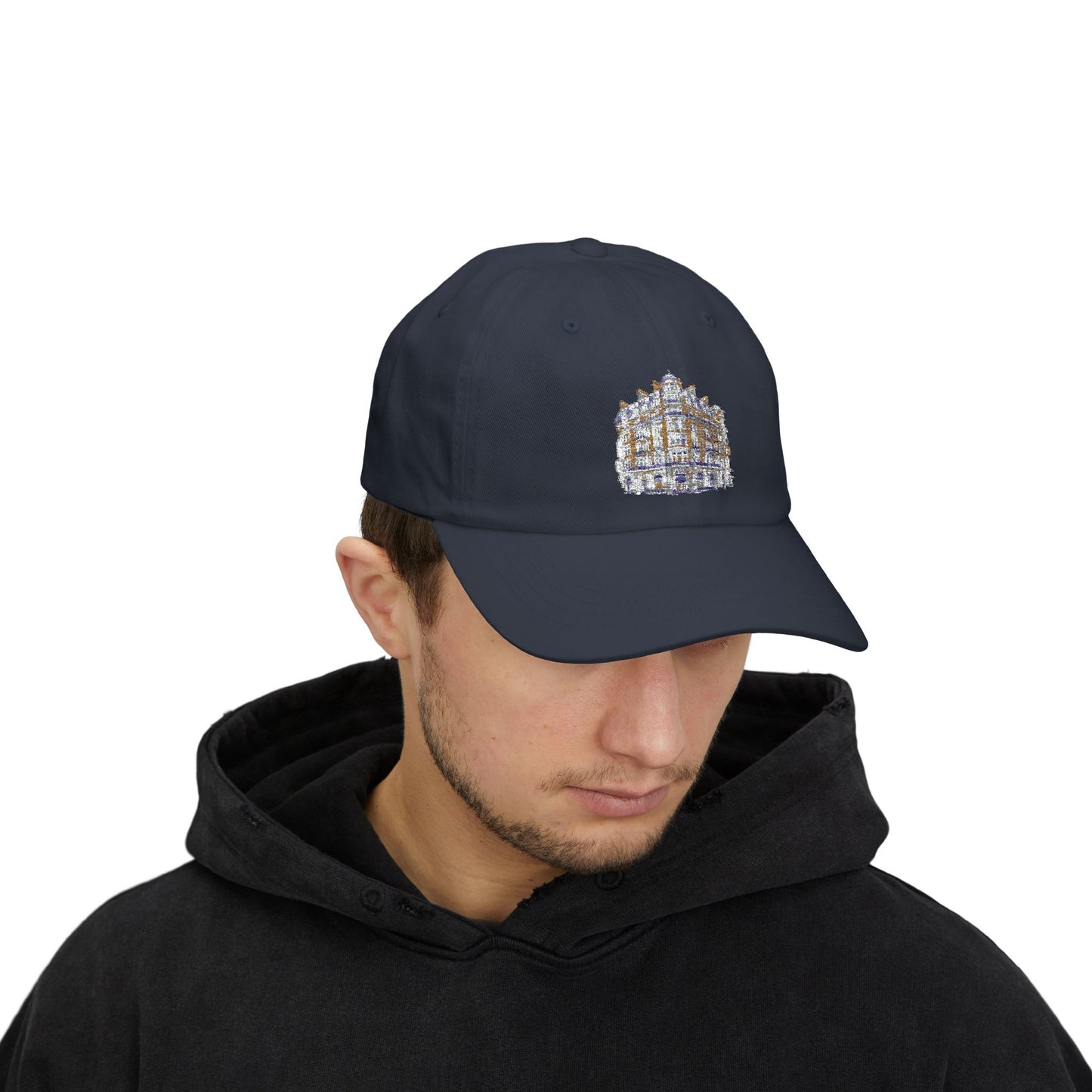 Classic Dad Cap with Unique Architectural Design, Casual Hat for Men and Women, Father's Day Gift, Trendy Dad Accessories