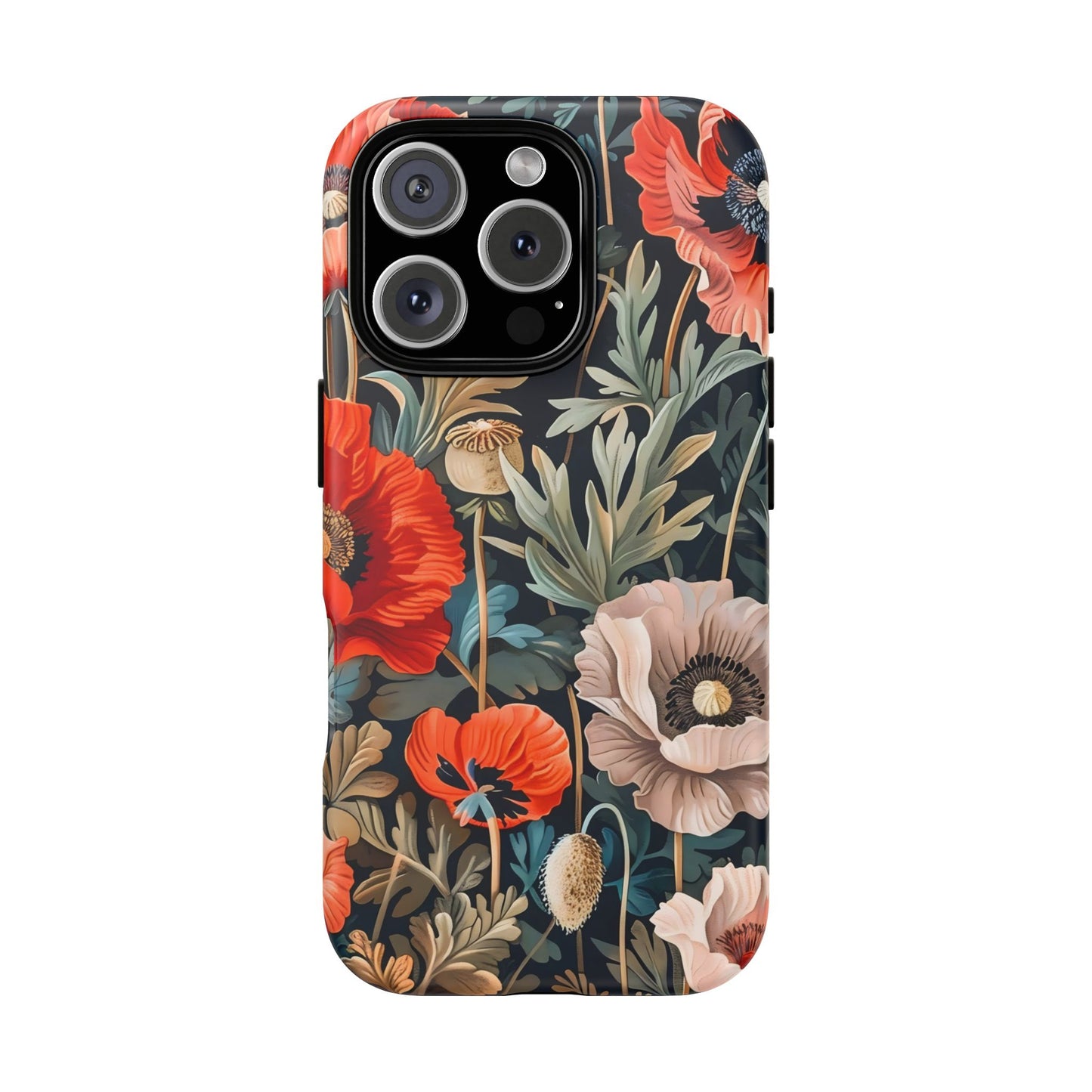 Floral Phone Case - Tough Cases, Flower Design, Chic Tech Accessories, Stylish Gifts, Unique Phone Protectors