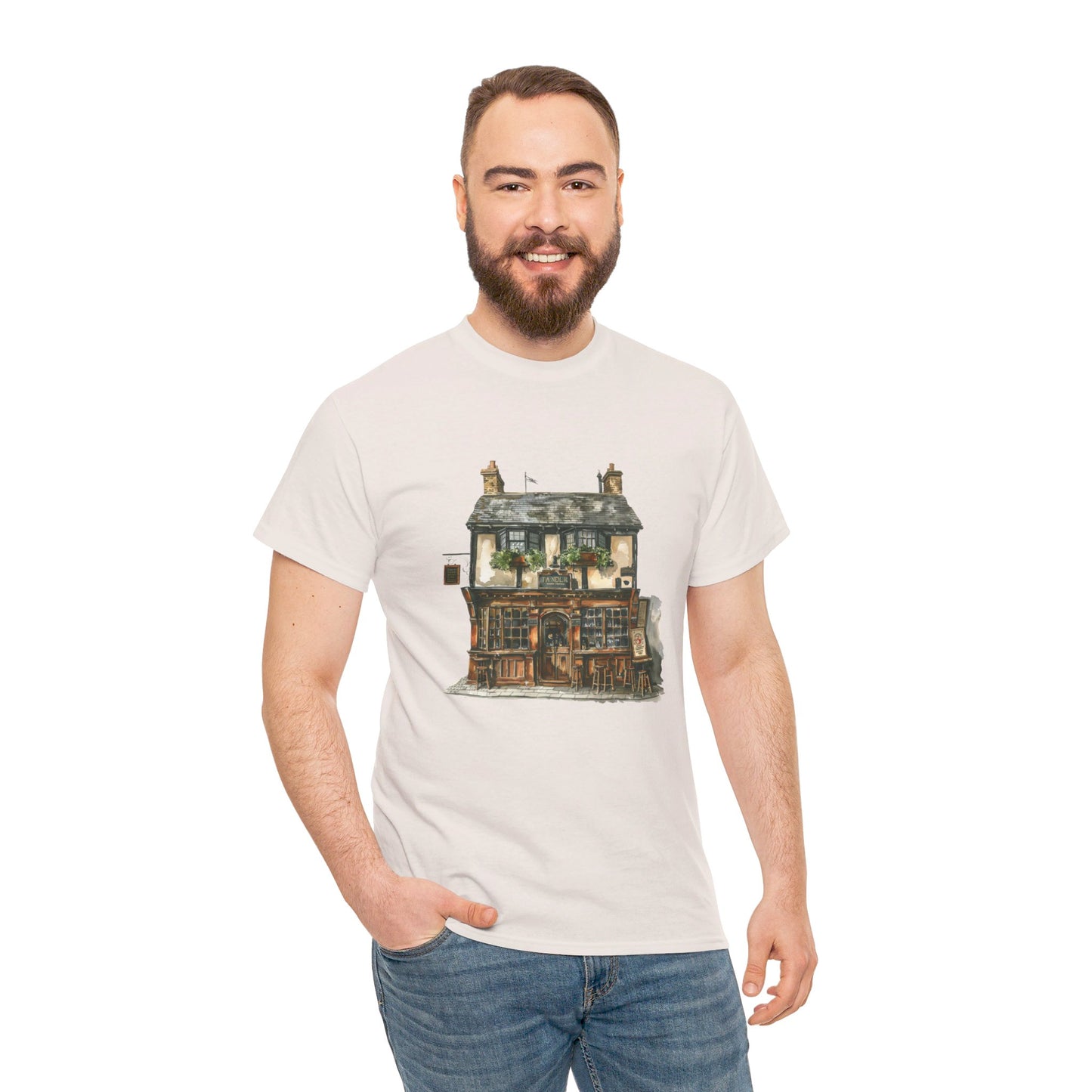 Vintage British House - Classy Unisex Heavy Cotton T-Shirt
