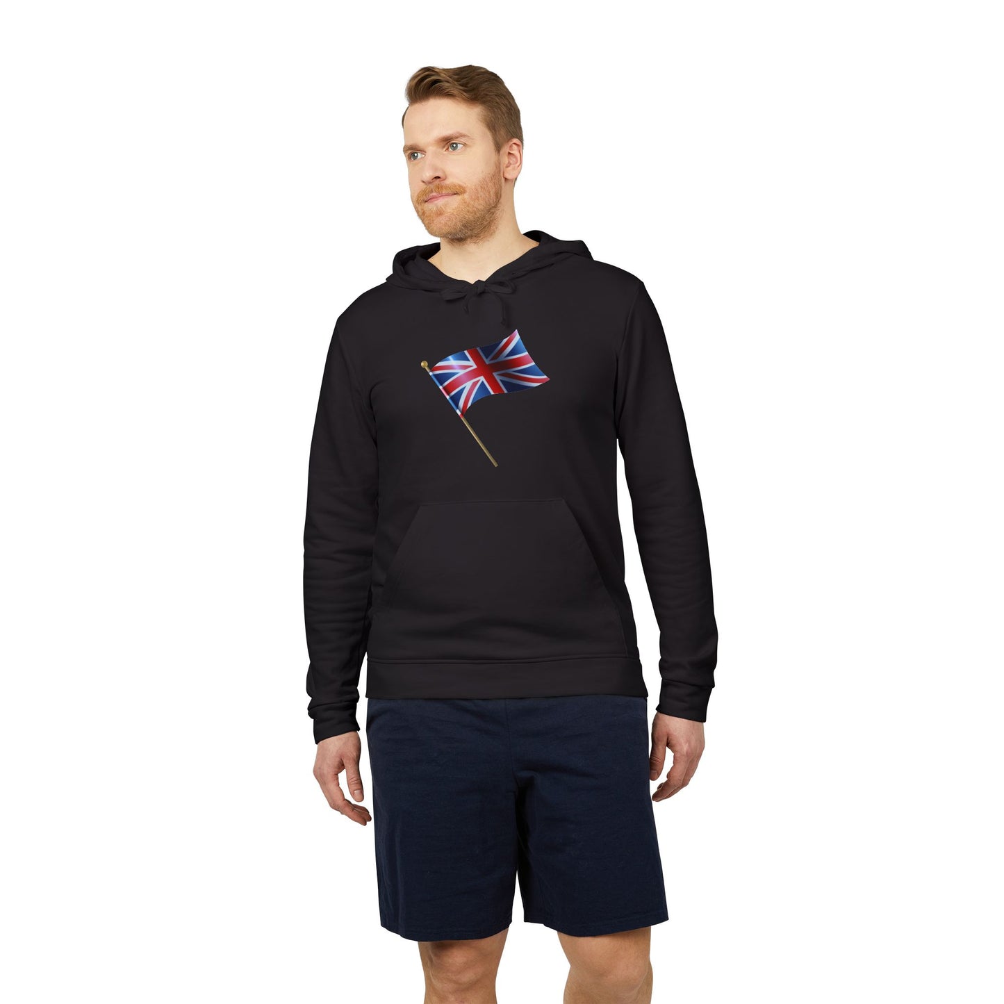adidas Unisex Fleece Hoodie - Love in Red, White, and Blue - England Edition