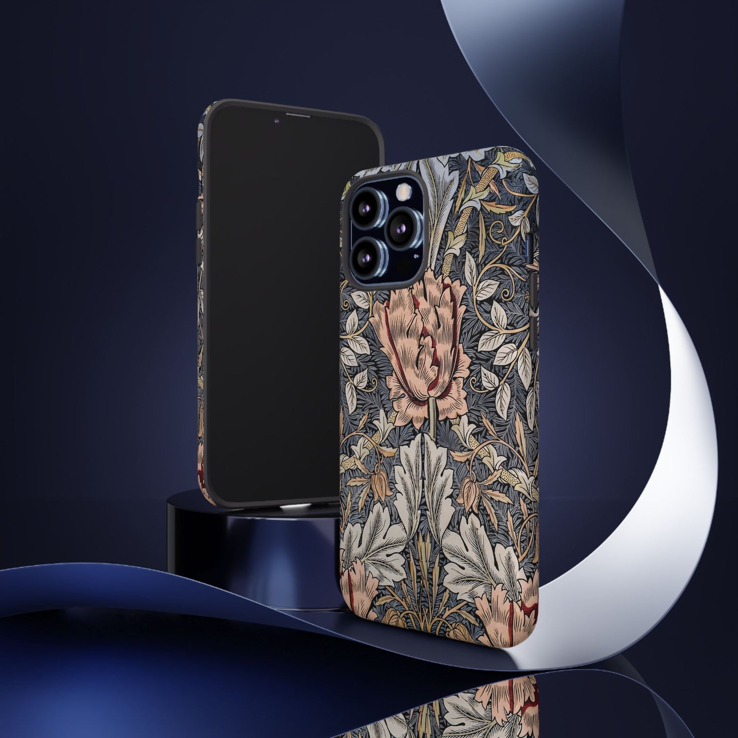 Floral Phone Case, Tough Cases for Stylish Protection, Flower Design, Gift for Her, Phone Accessories, Trendy Mobile Covers