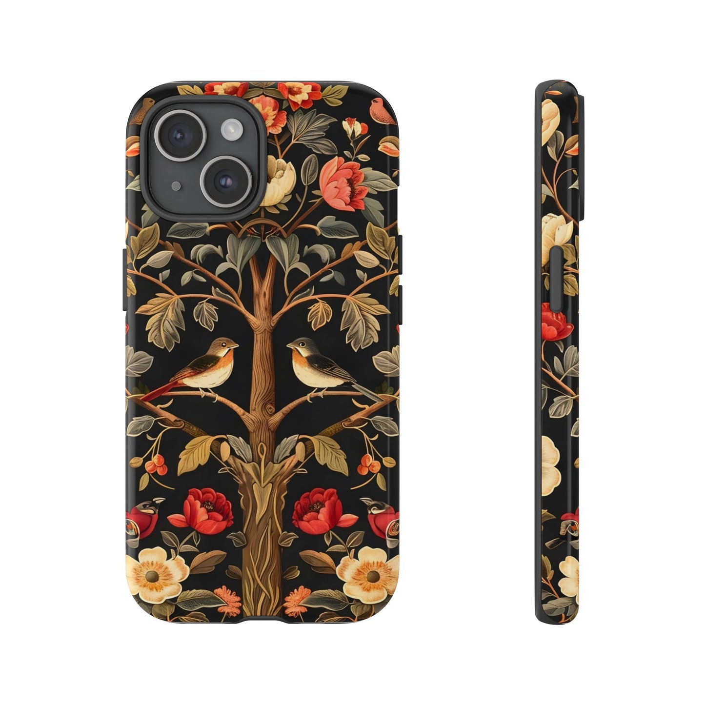 Floral Phone Case - Artistic Tough Cases for Phone Protection, Unique Gifts, Nature-Inspired Design, Eco-Friendly Accessories, Home Decor