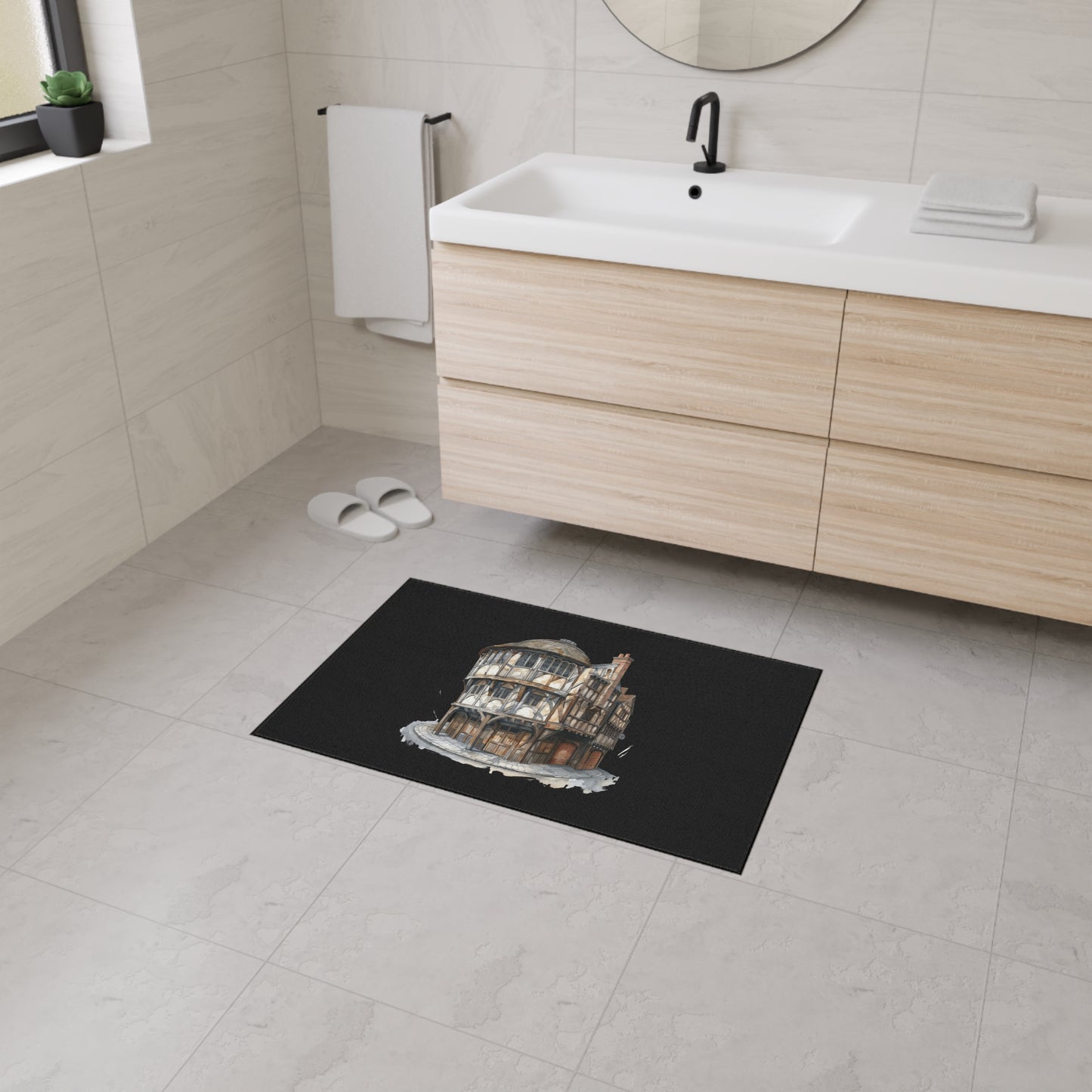 Artistic Heavy Duty Floor Mat - Stylish Entrance Rug, Durable Doormat, Unique Home Decor, Ideal for Entryways, Gifts for New Homeowners