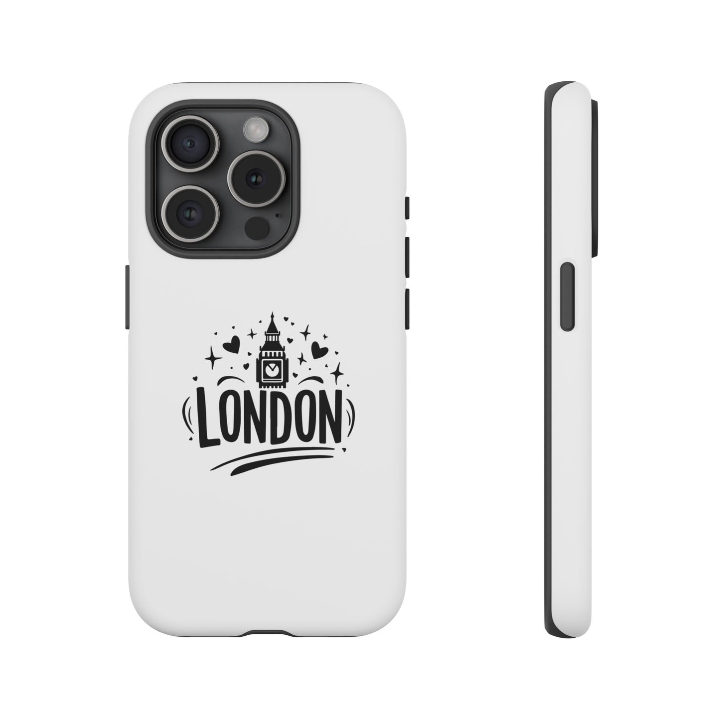 Stylish Phone Case for London Lovers, London Gift, Travel Accessory, Unique Smartphone Case, Cityscape Phone Cover