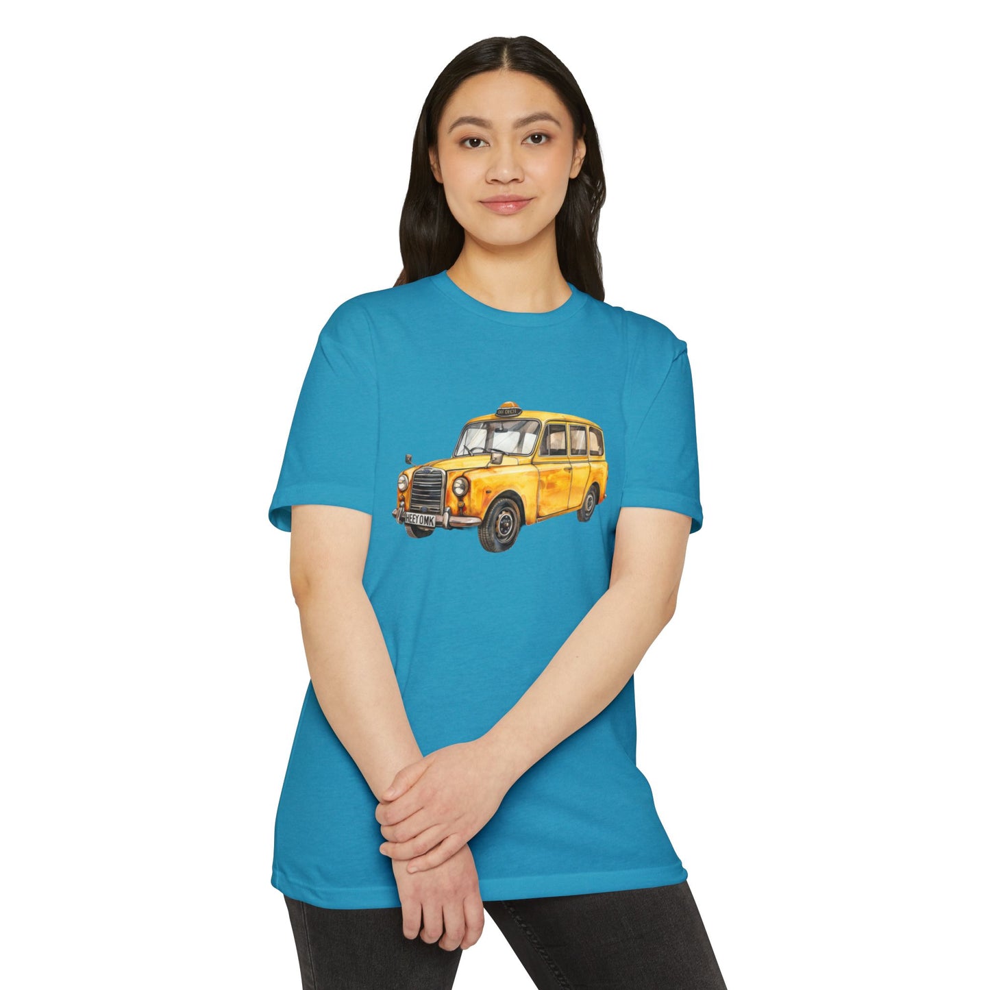 Unisex CVC Jersey T-shirt - British Vintage Car