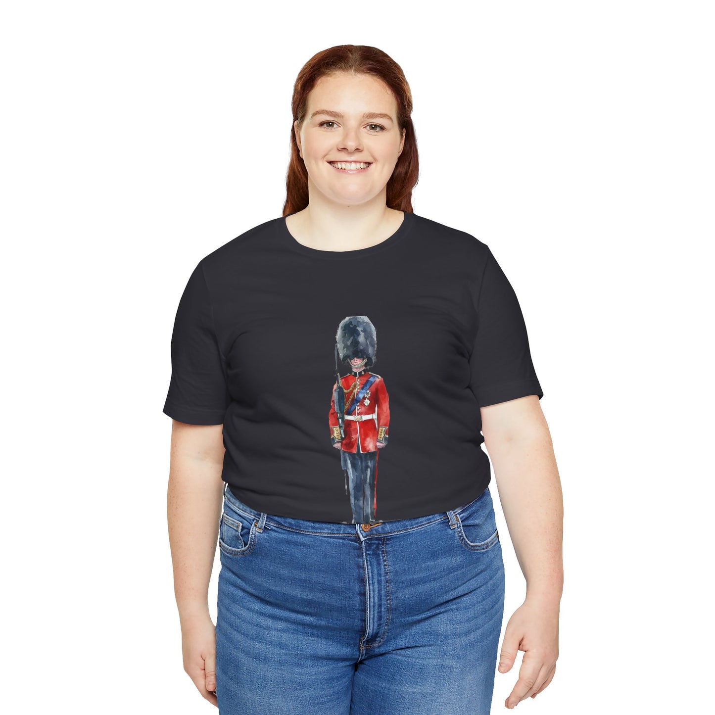 Unisex Jersey Short Sleeve Tee - Echoes of Valor - Red Jacket at Bodmin Keep