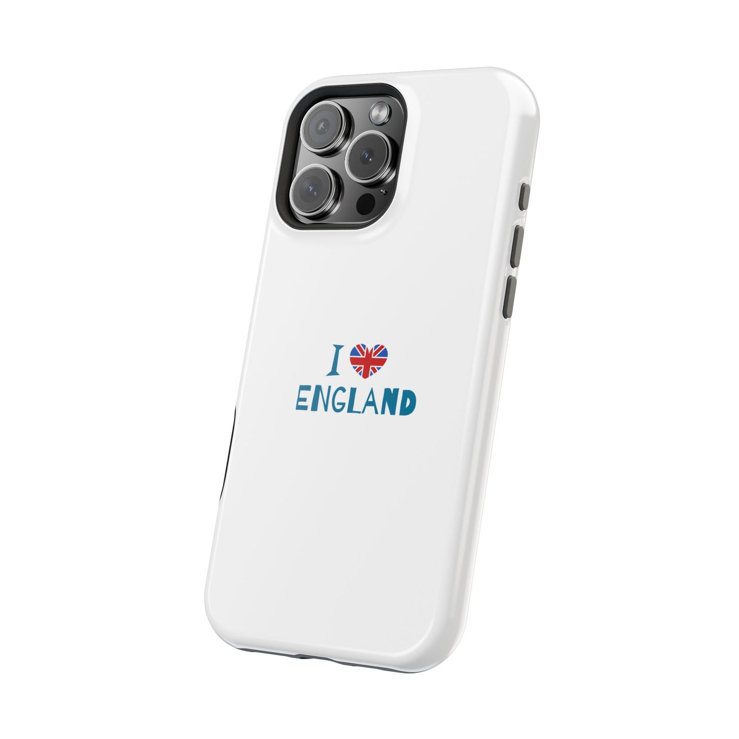 I Love England Magnetic Tough Cases, Phone Cover, Gift for Travelers, Souvenir, England Pride, Durable Phone Protection
