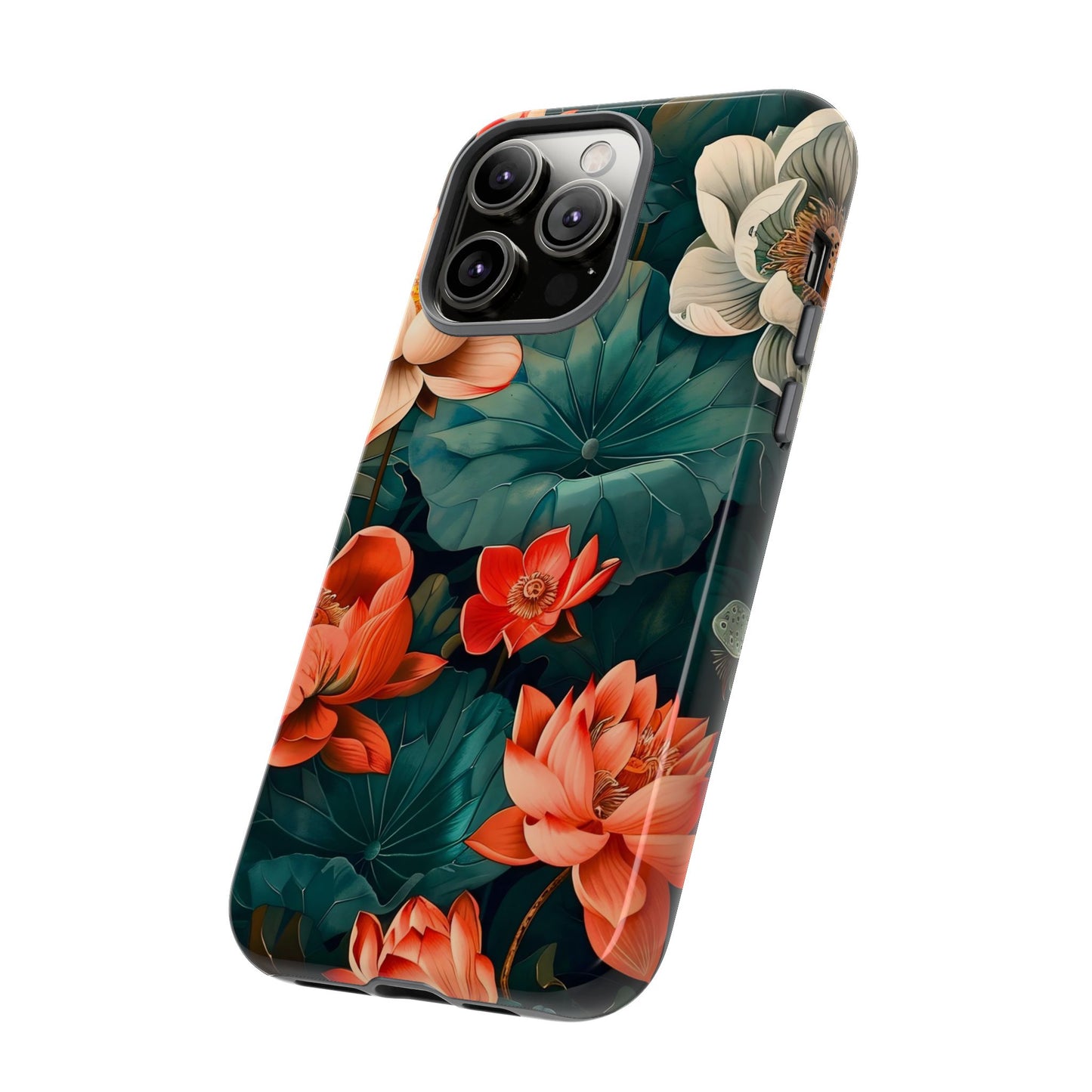 Flower Phone Case, Floral Phone Cover, Tough Case for Floral Lovers, Gift for Her, Stylish Tech Accessories