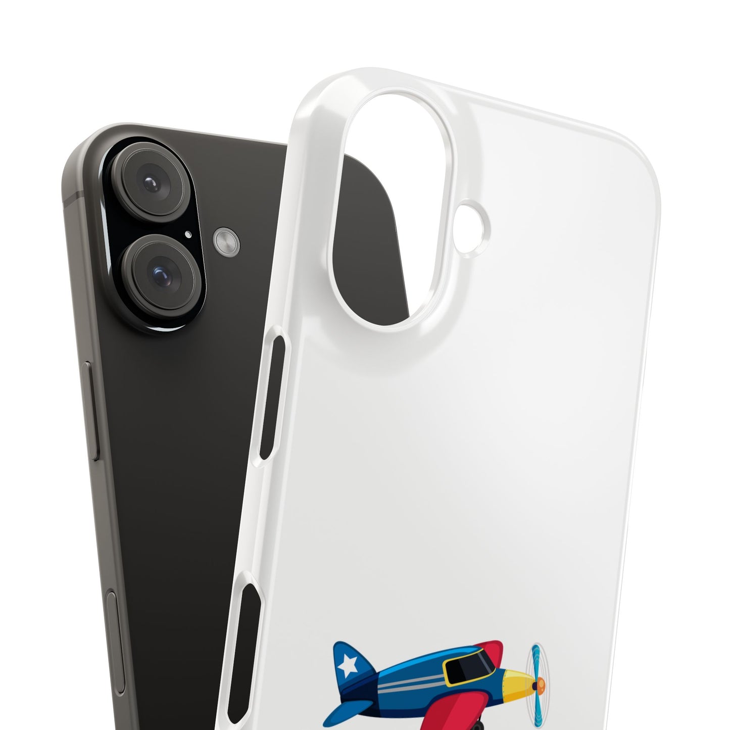 Colorful Airplane Slim Phone Case - Travel Lover's Gift, Airplane Accessories, Unique Phone Cover, Birthday Gift, Everyday Use